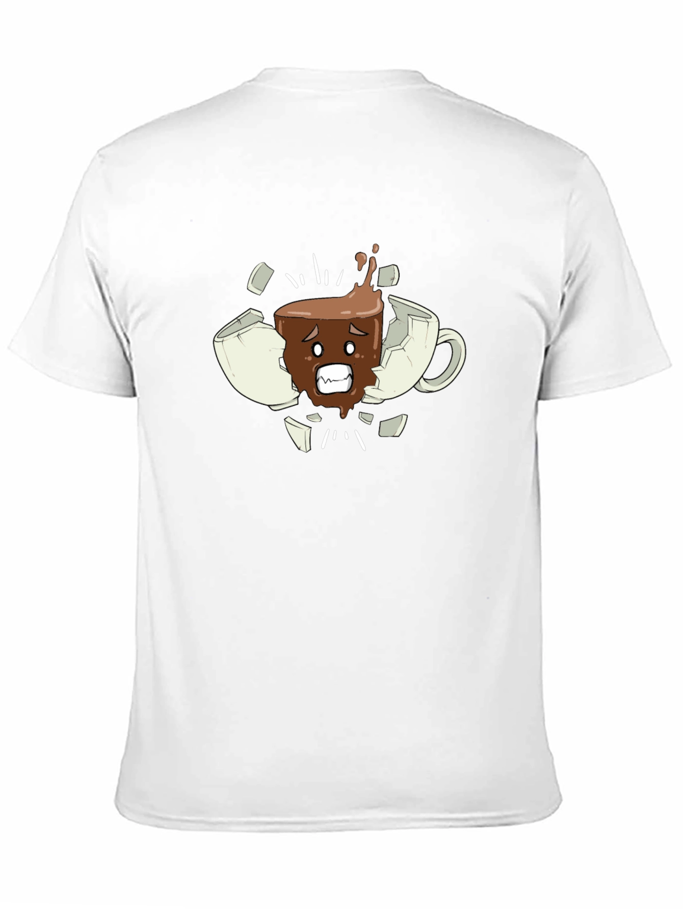Broken Mug T-Shirt - Funny Coffee Lover Tee