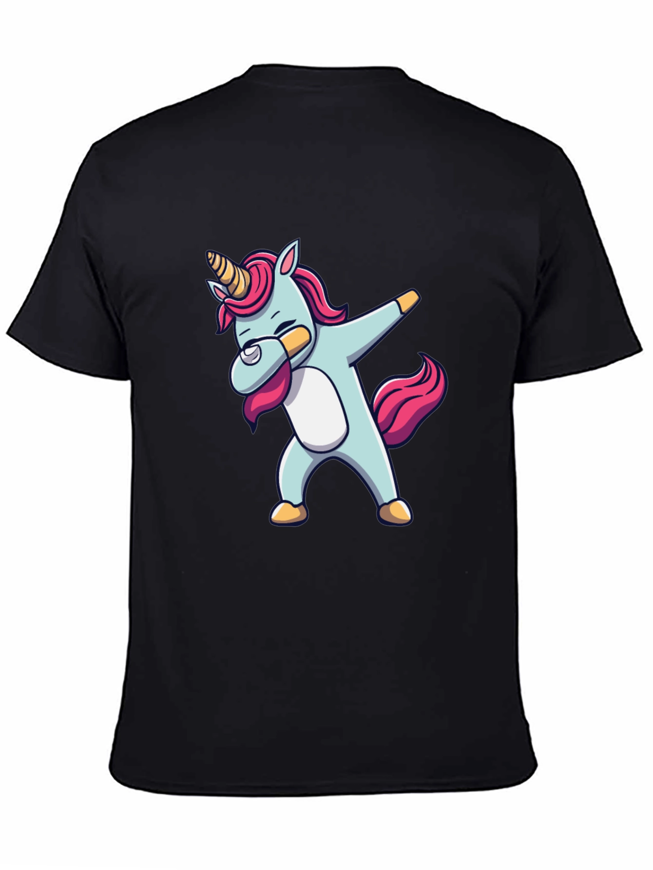 Unicorn Dab Black T-Shirt