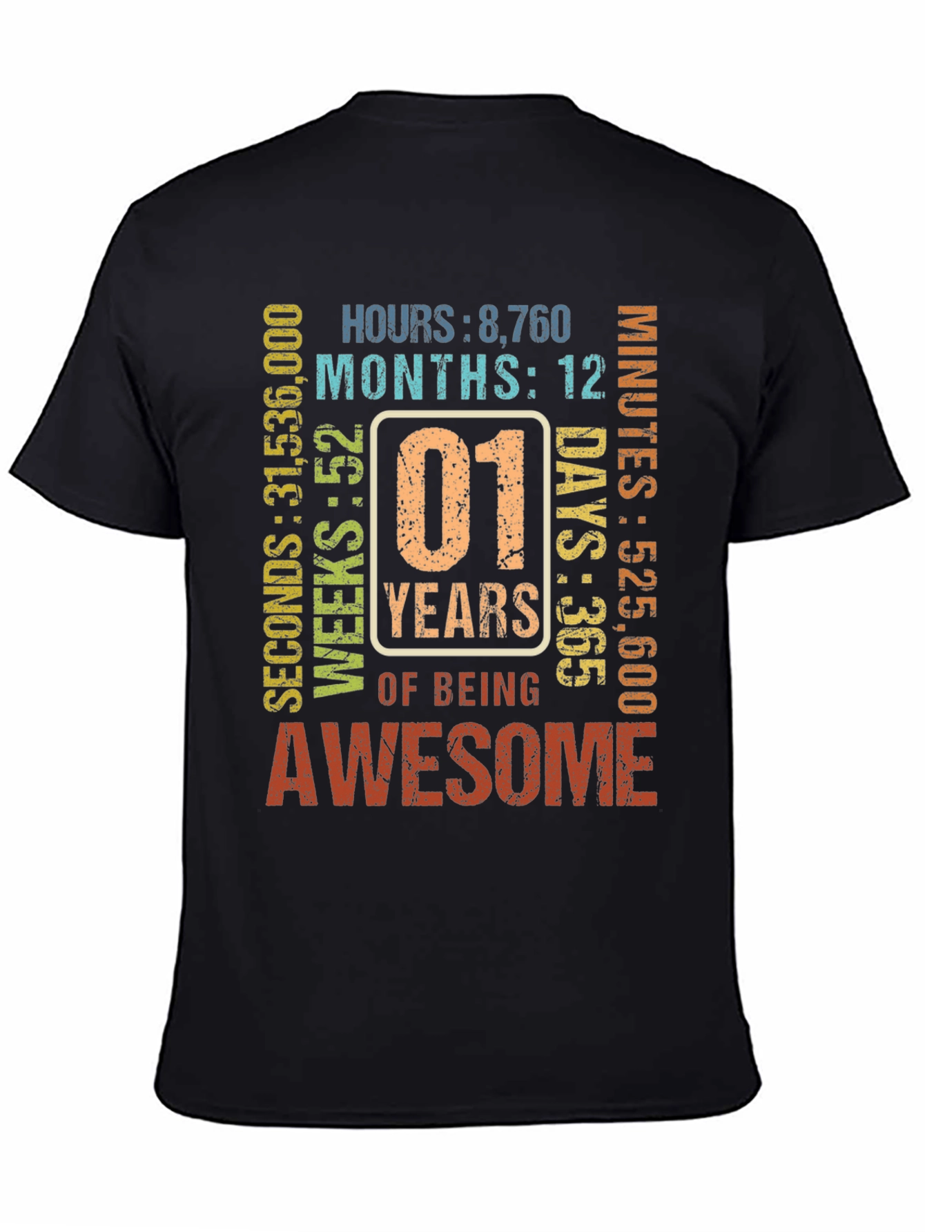 1st Birthday Awesome T-Shirt
