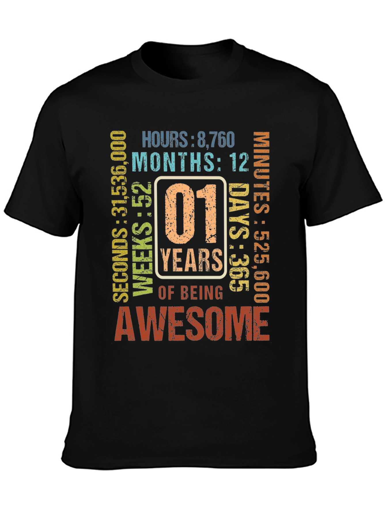 1st Birthday Awesome T-Shirt