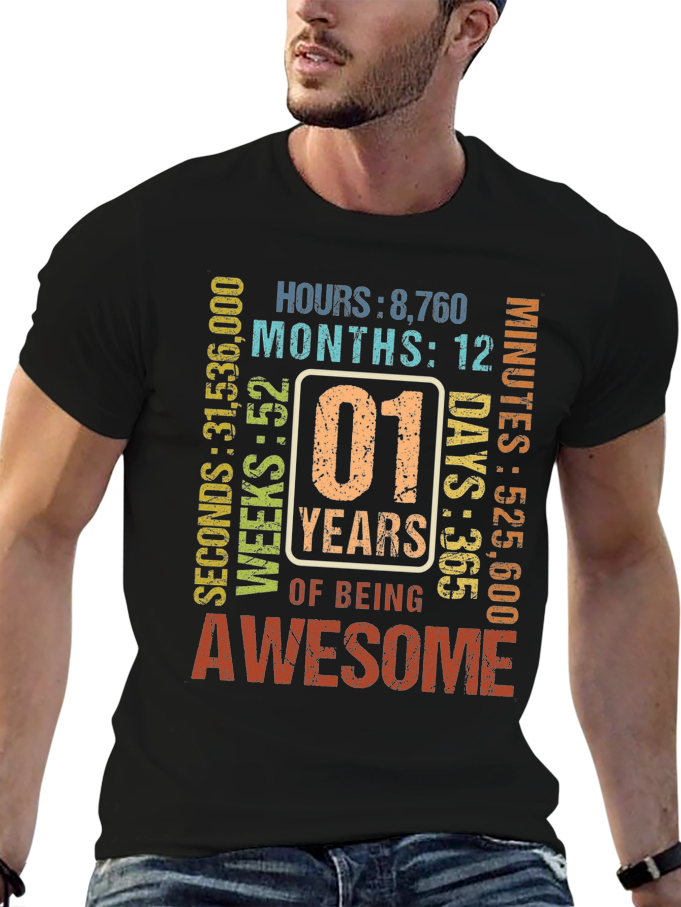 1st Birthday Awesome T-Shirt