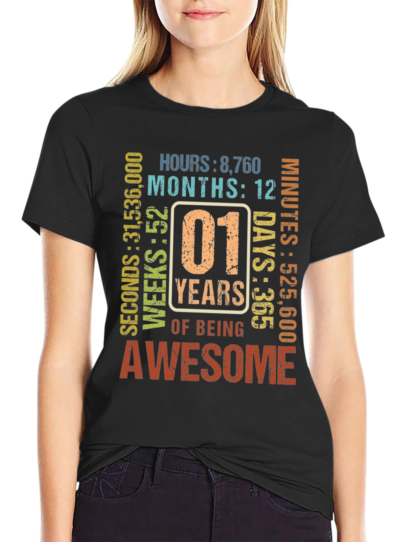 1st Birthday Awesome T-Shirt