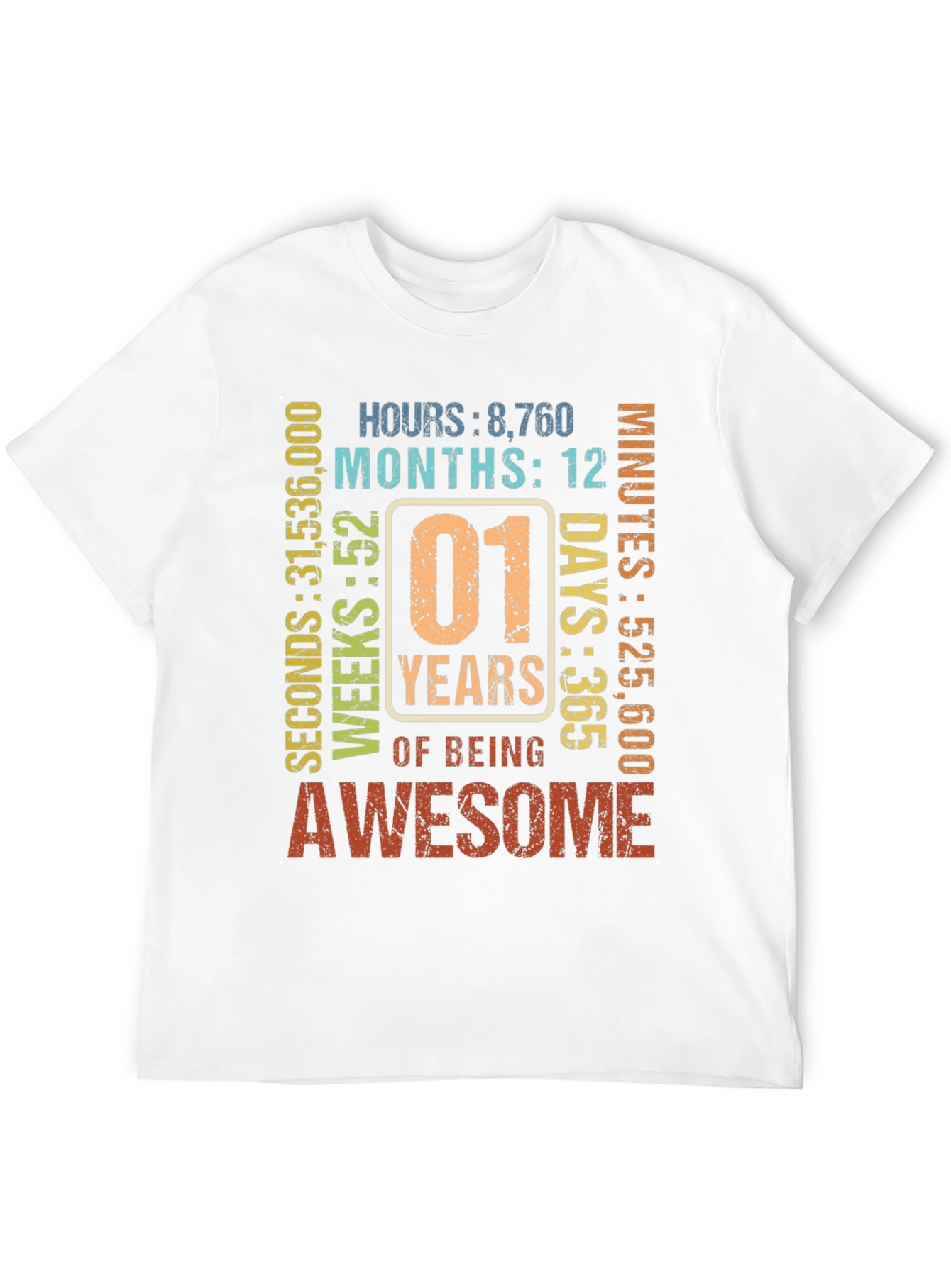 1st Birthday Awesome T-Shirt
