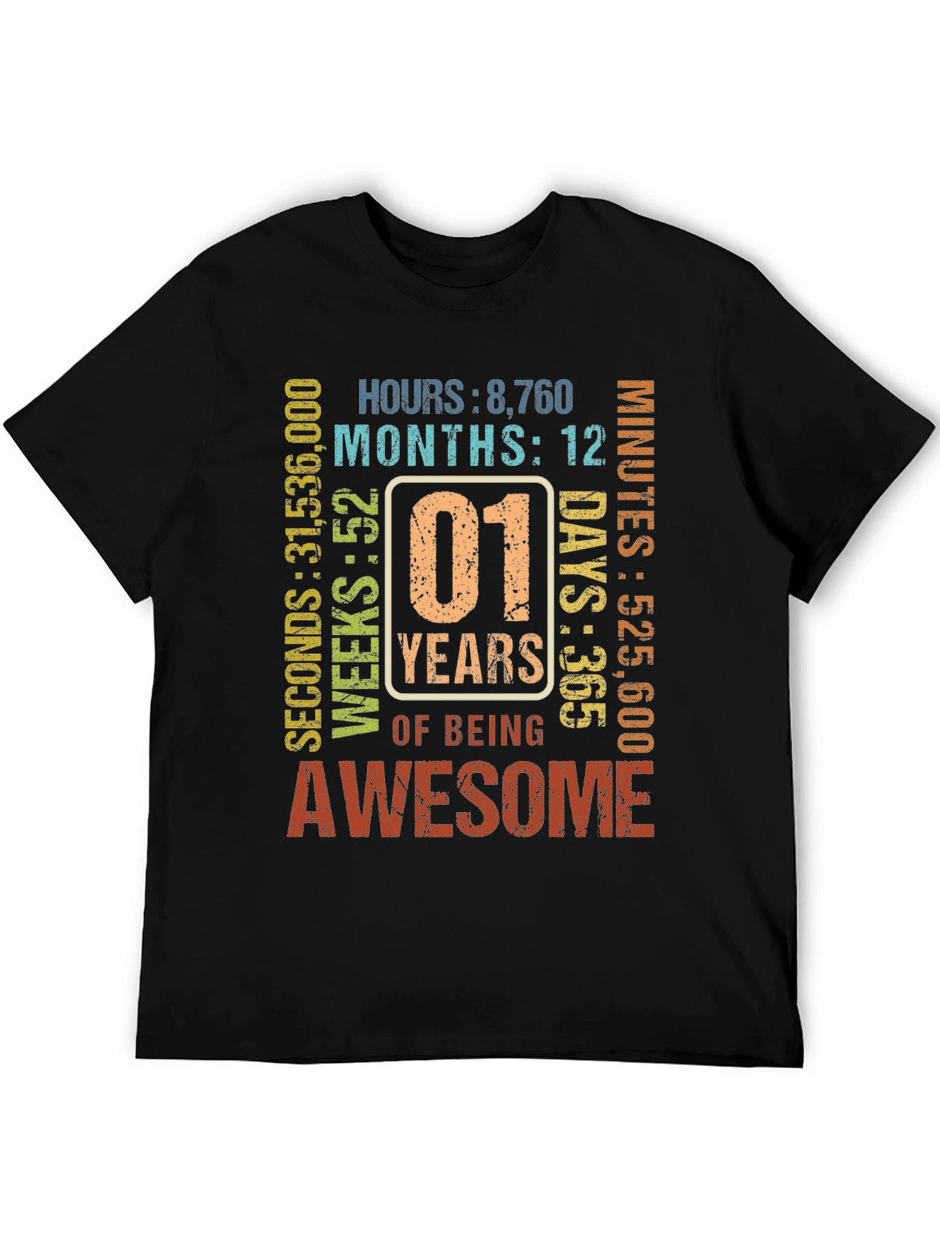 1st Birthday Awesome T-Shirt