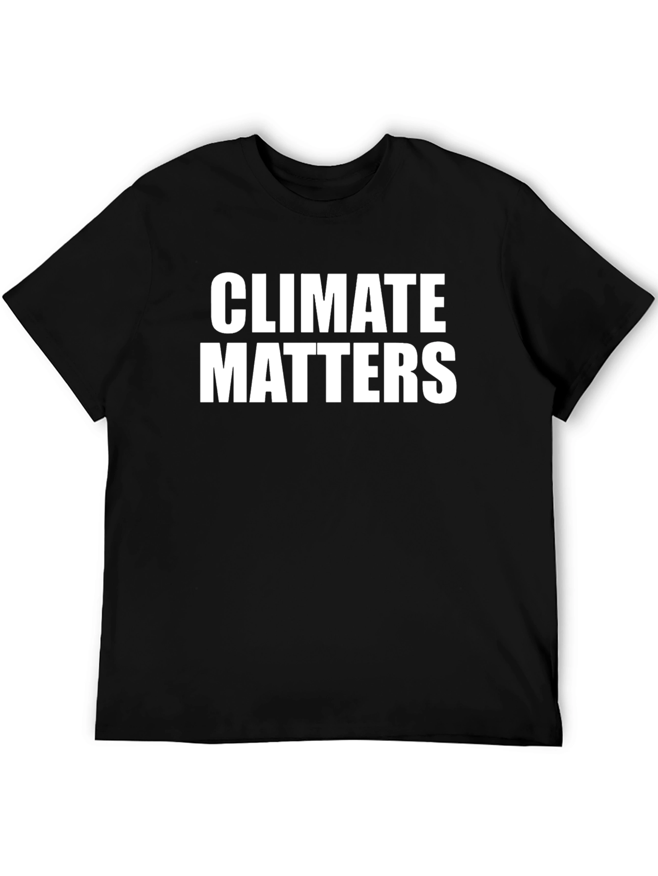 Climate Matters Graphic Tee - Black Cotton T-Shirt
