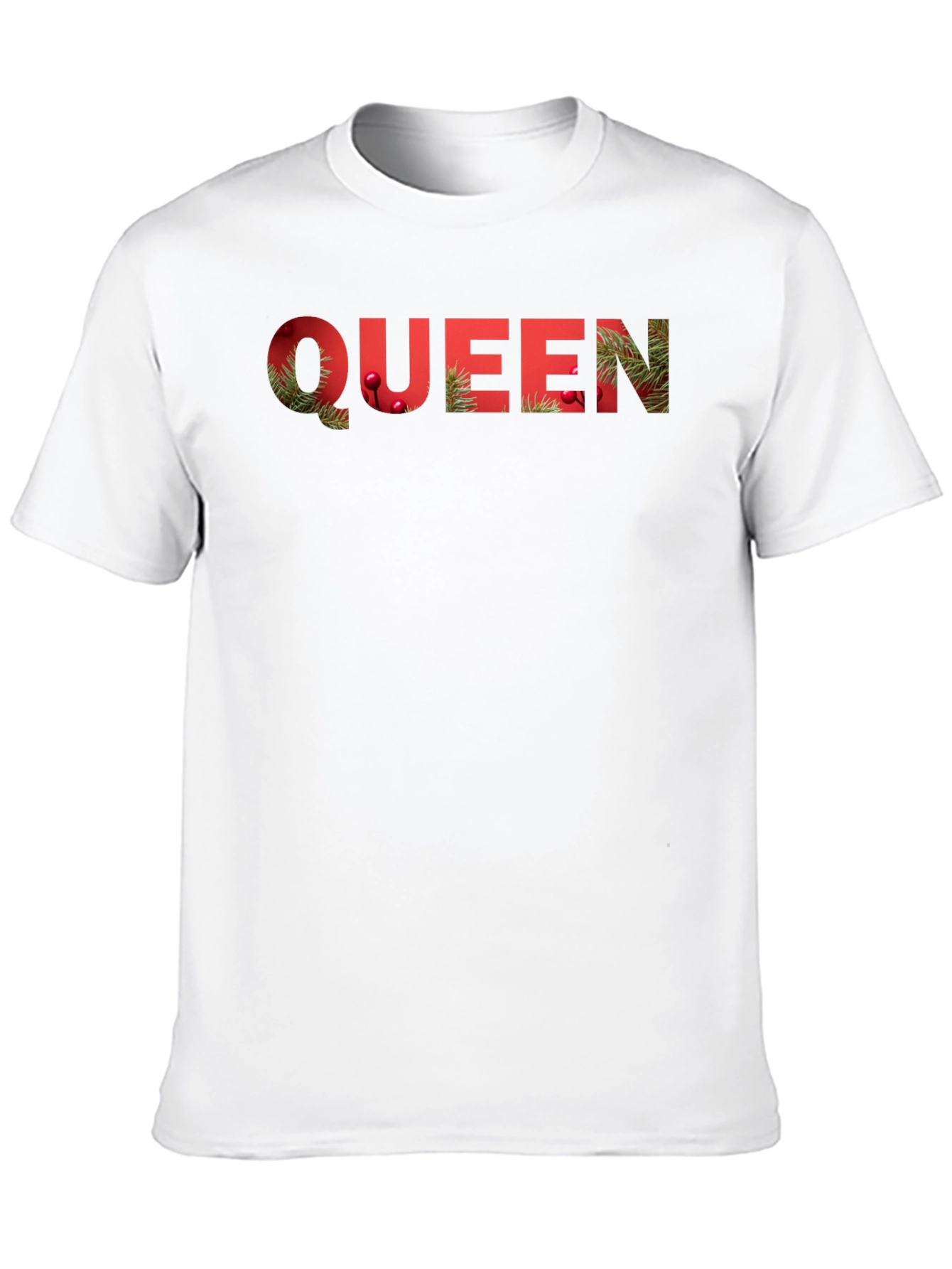 Queen Holiday T-Shirt - Festive Christmas Design