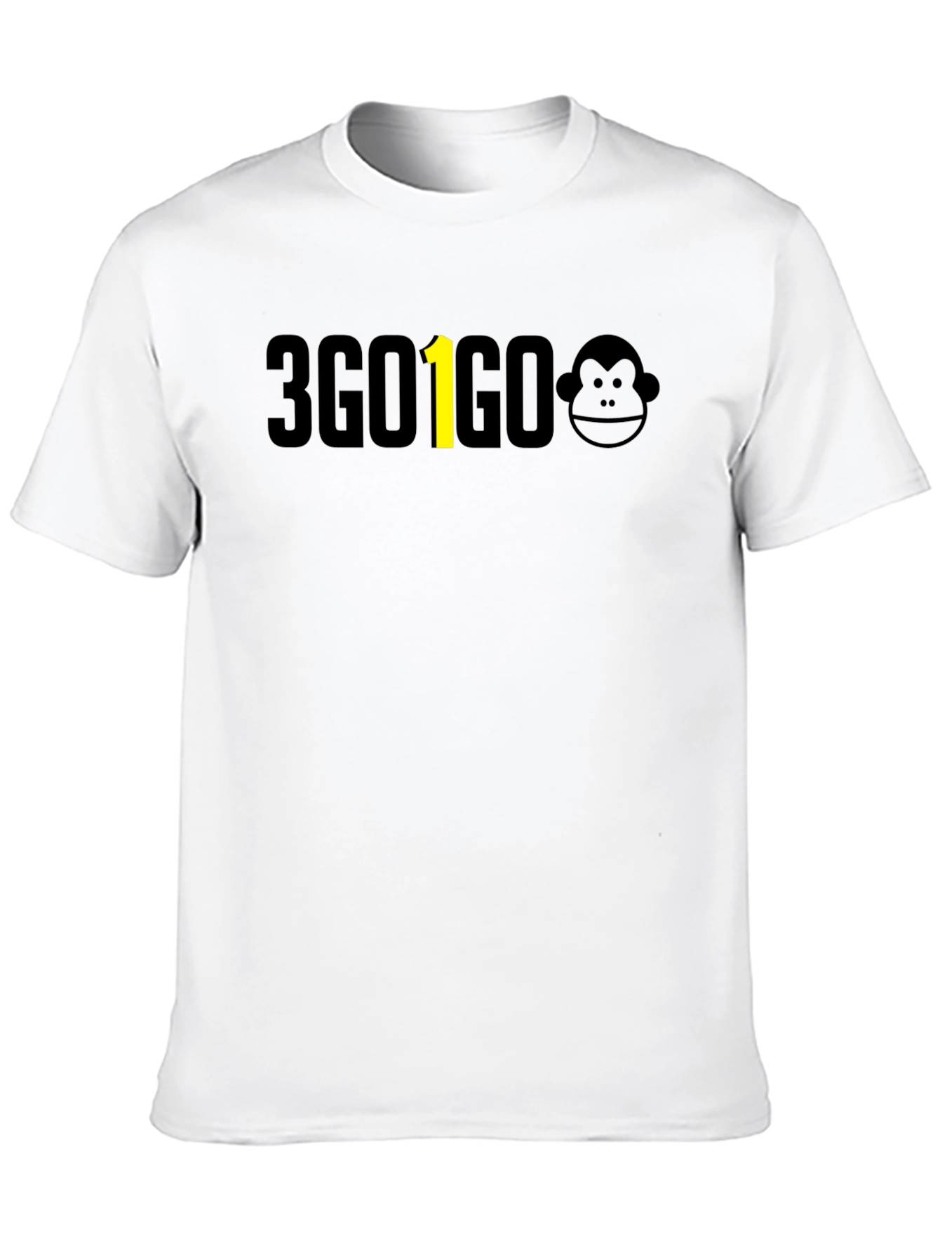 3GO 1GO Monkey T-Shirt - Bold Graphic Tee