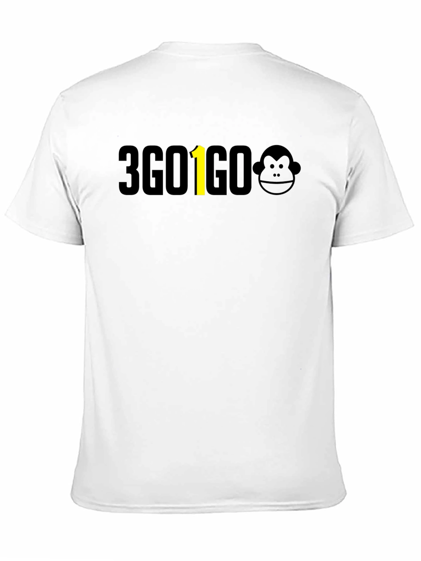 3GO 1GO Monkey T-Shirt - Bold Graphic Tee