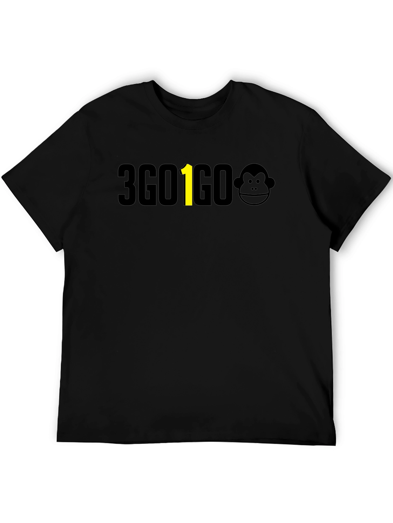 3GO 1GO Monkey T-Shirt - Bold Graphic Tee