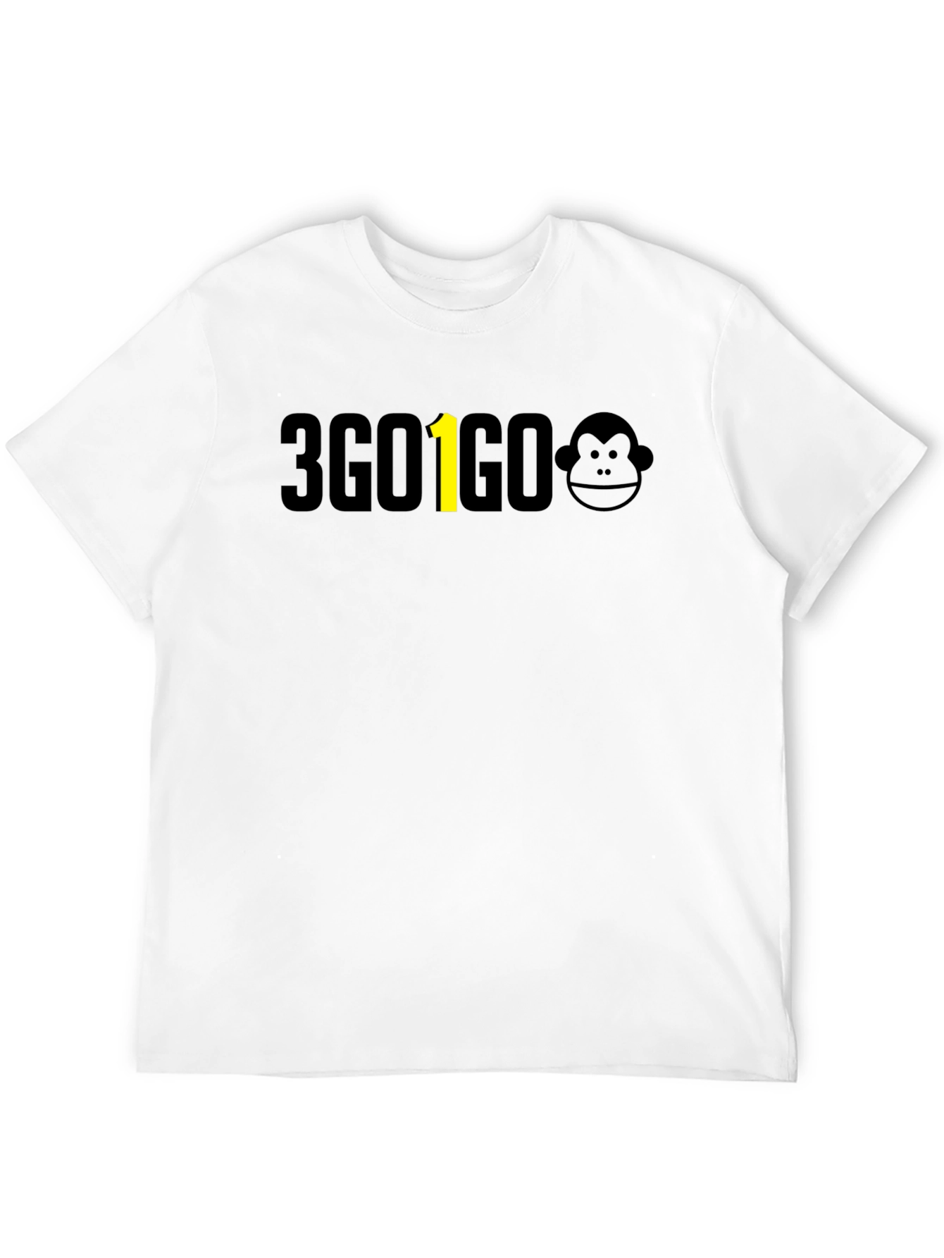 3GO 1GO Monkey T-Shirt - Bold Graphic Tee