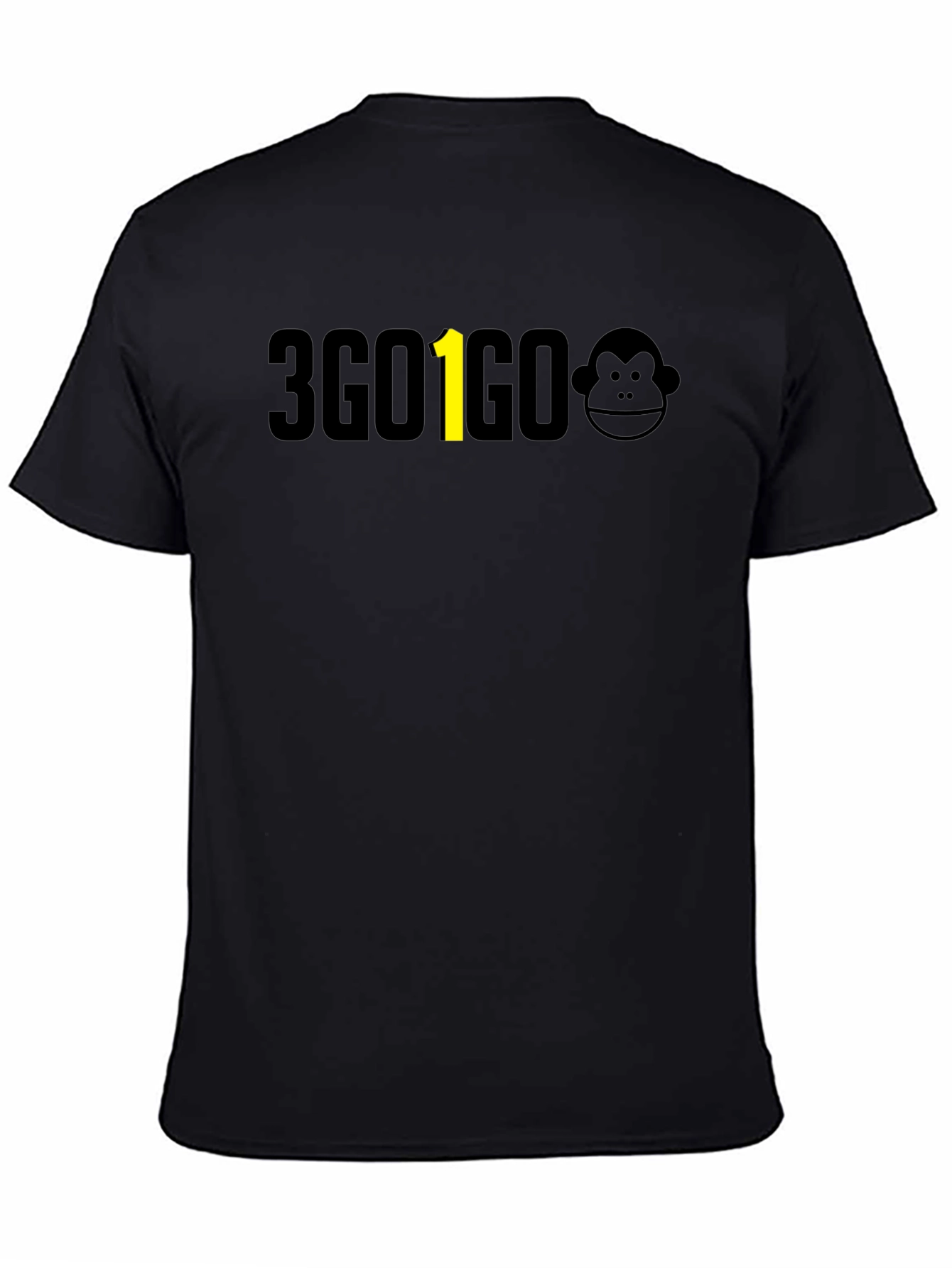 3GO 1GO Monkey T-Shirt - Bold Graphic Tee