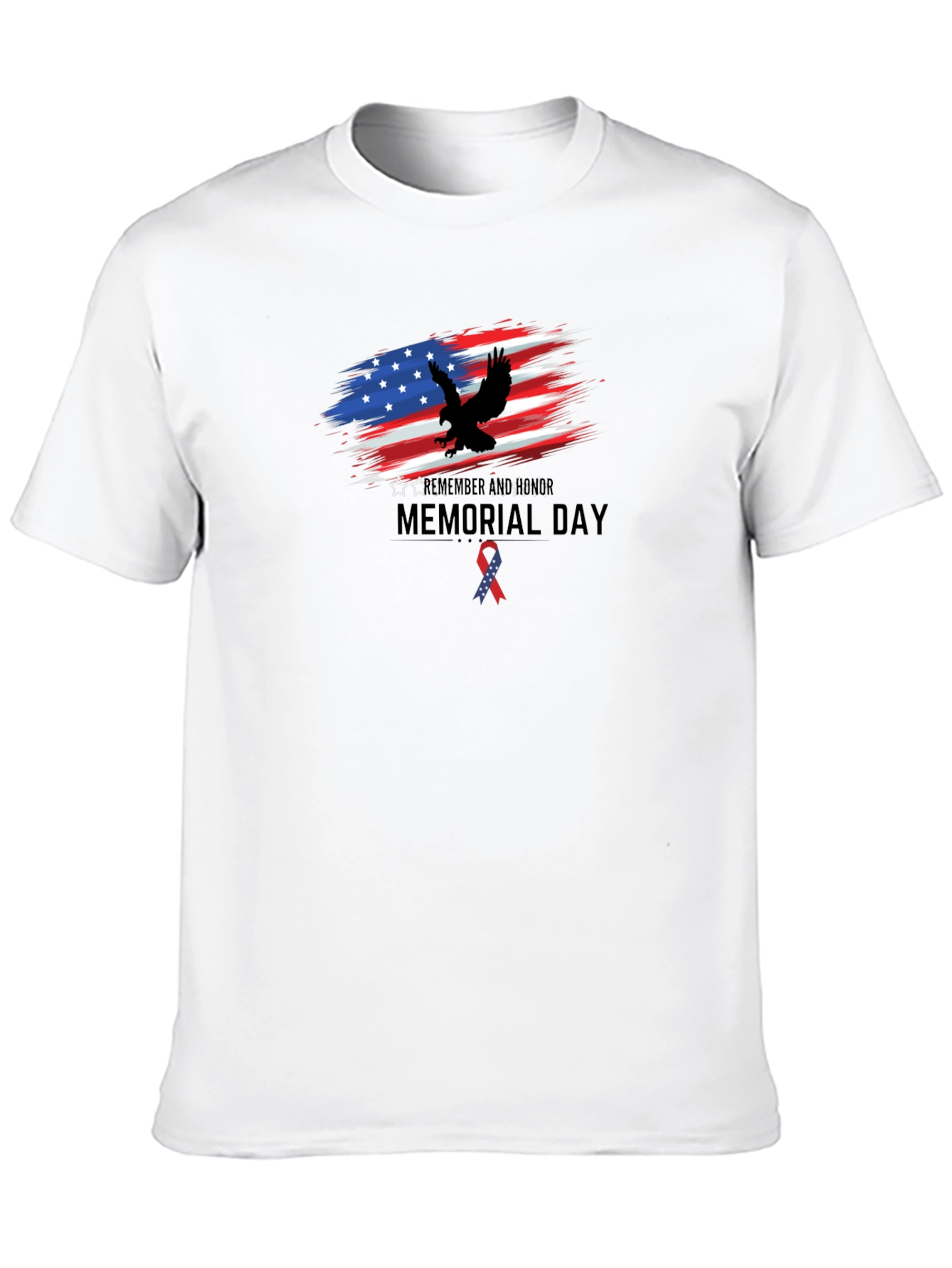 Memorial Day Eagle USA Flag T-Shirt