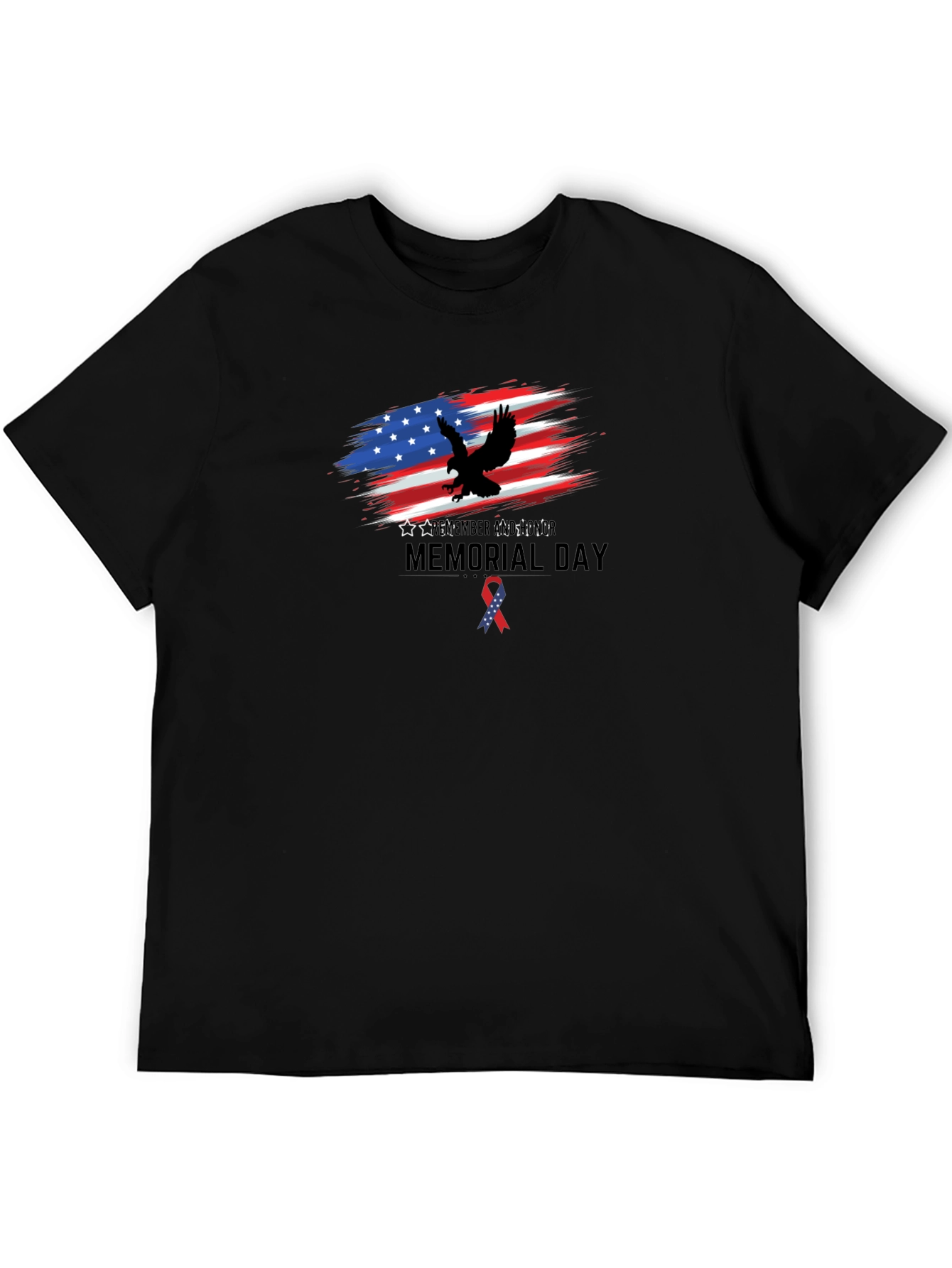 Memorial Day Eagle USA Flag T-Shirt