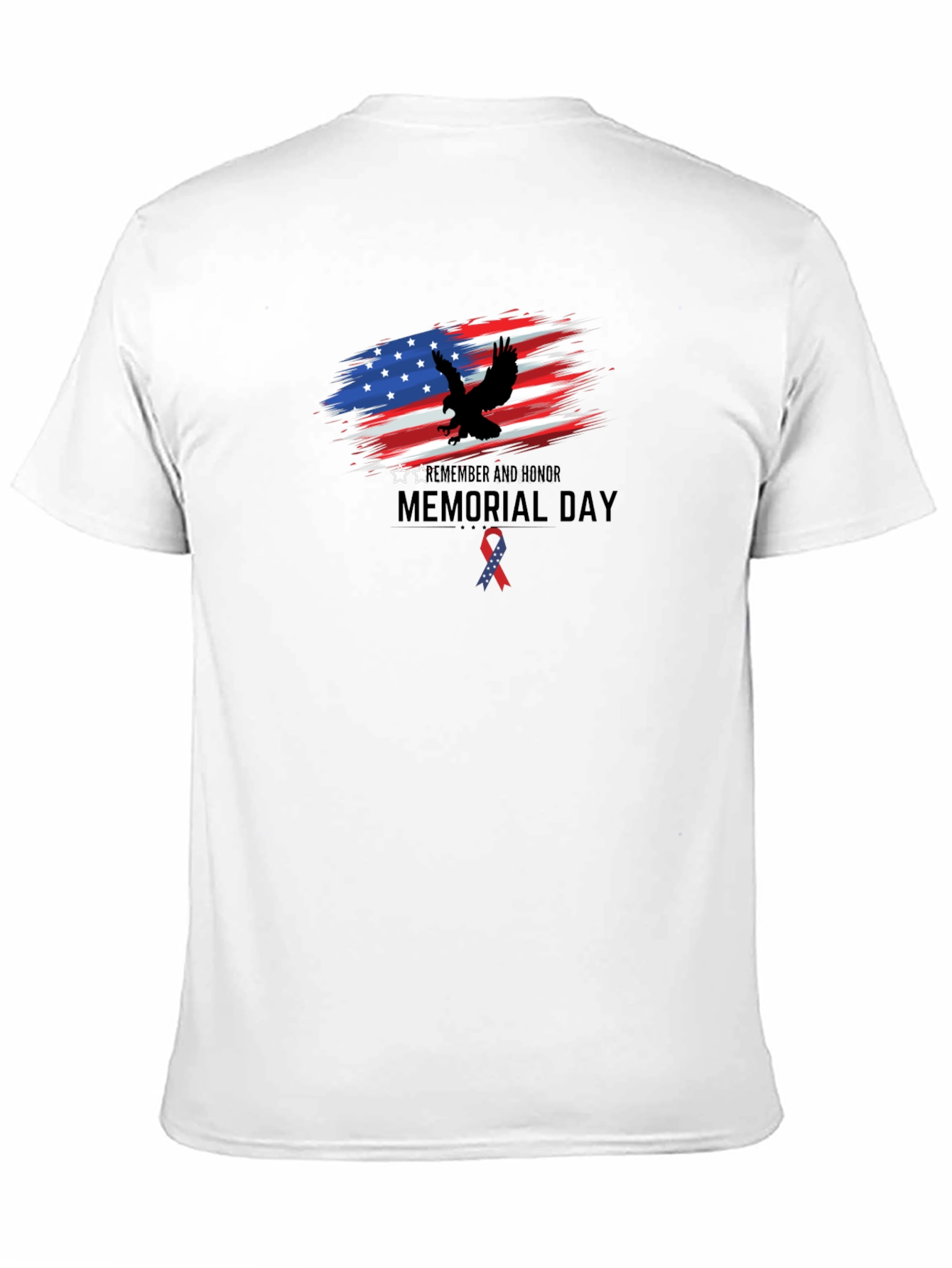 Memorial Day Eagle USA Flag T-Shirt