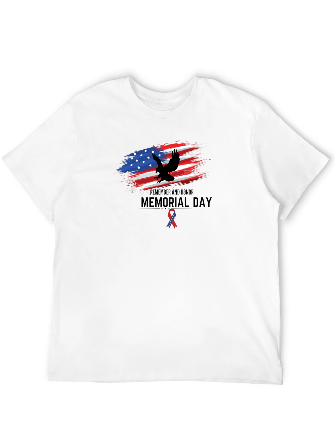 Memorial Day Eagle USA Flag T-Shirt