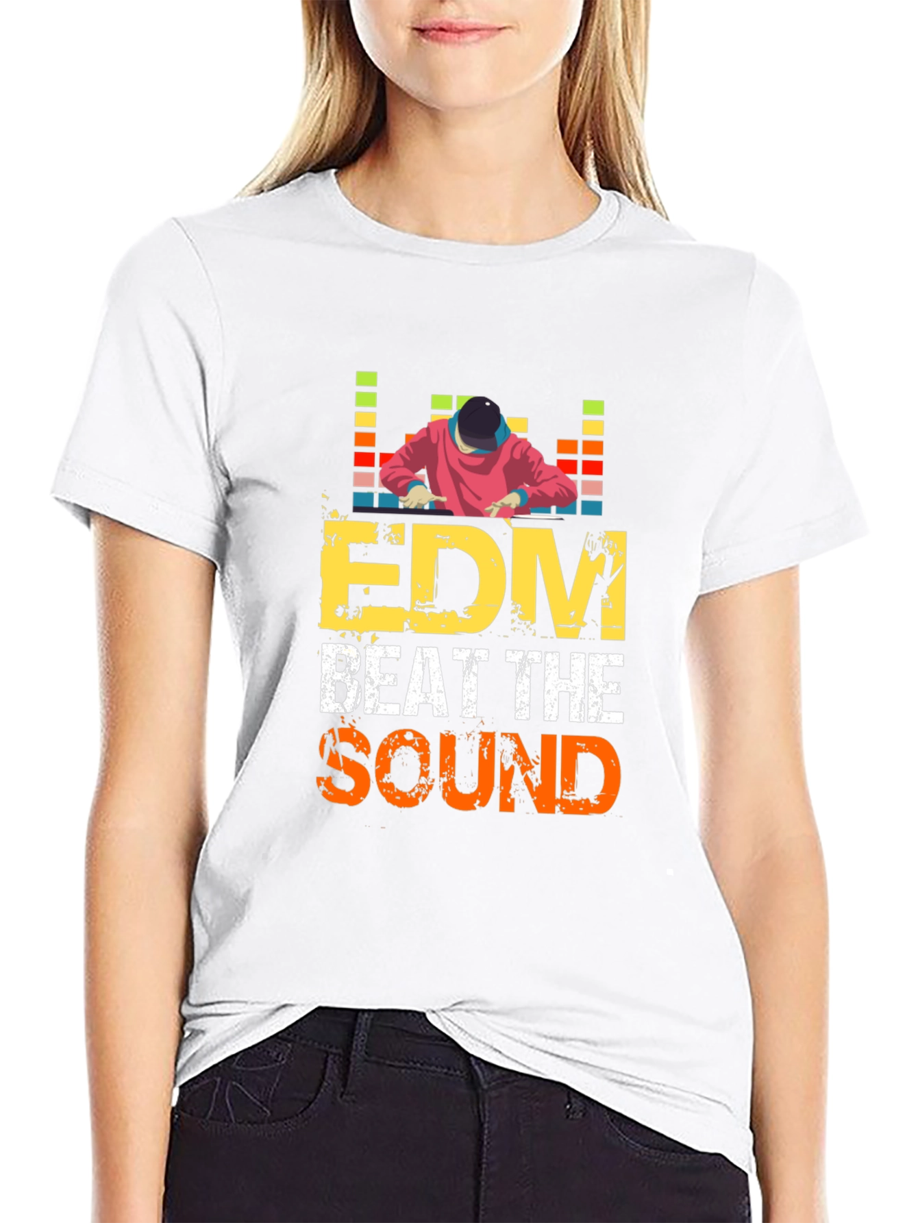 EDM Beat The Sound Graphic T-Shirt