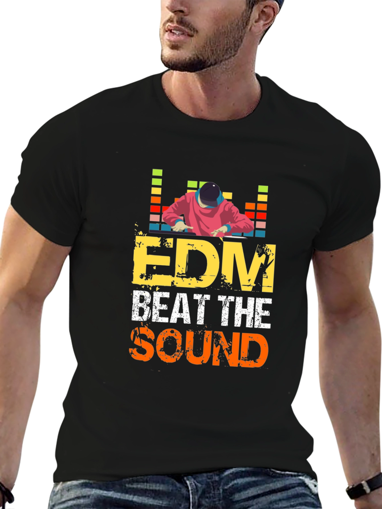 EDM Beat The Sound Graphic T-Shirt