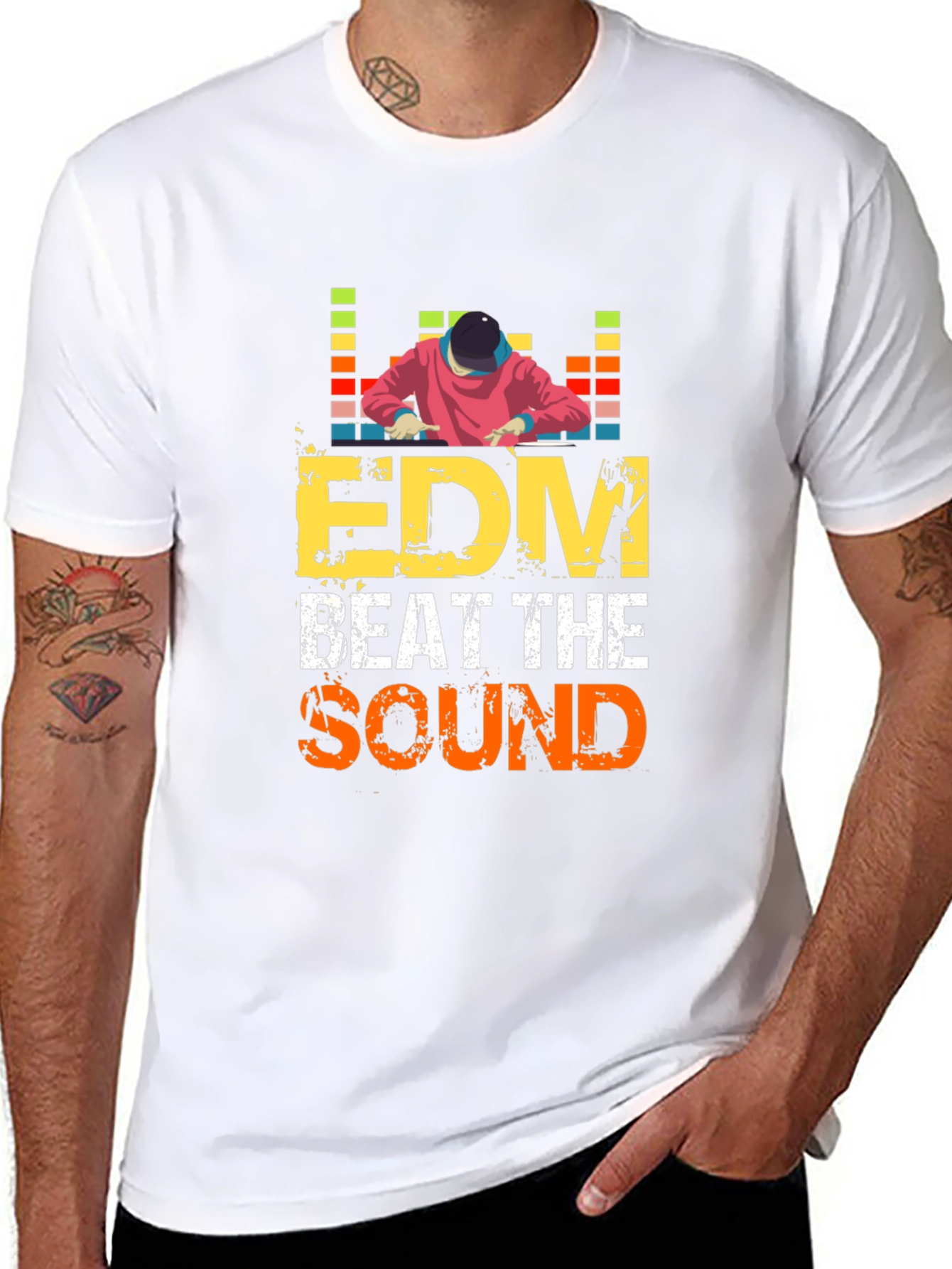EDM Beat The Sound Graphic T-Shirt