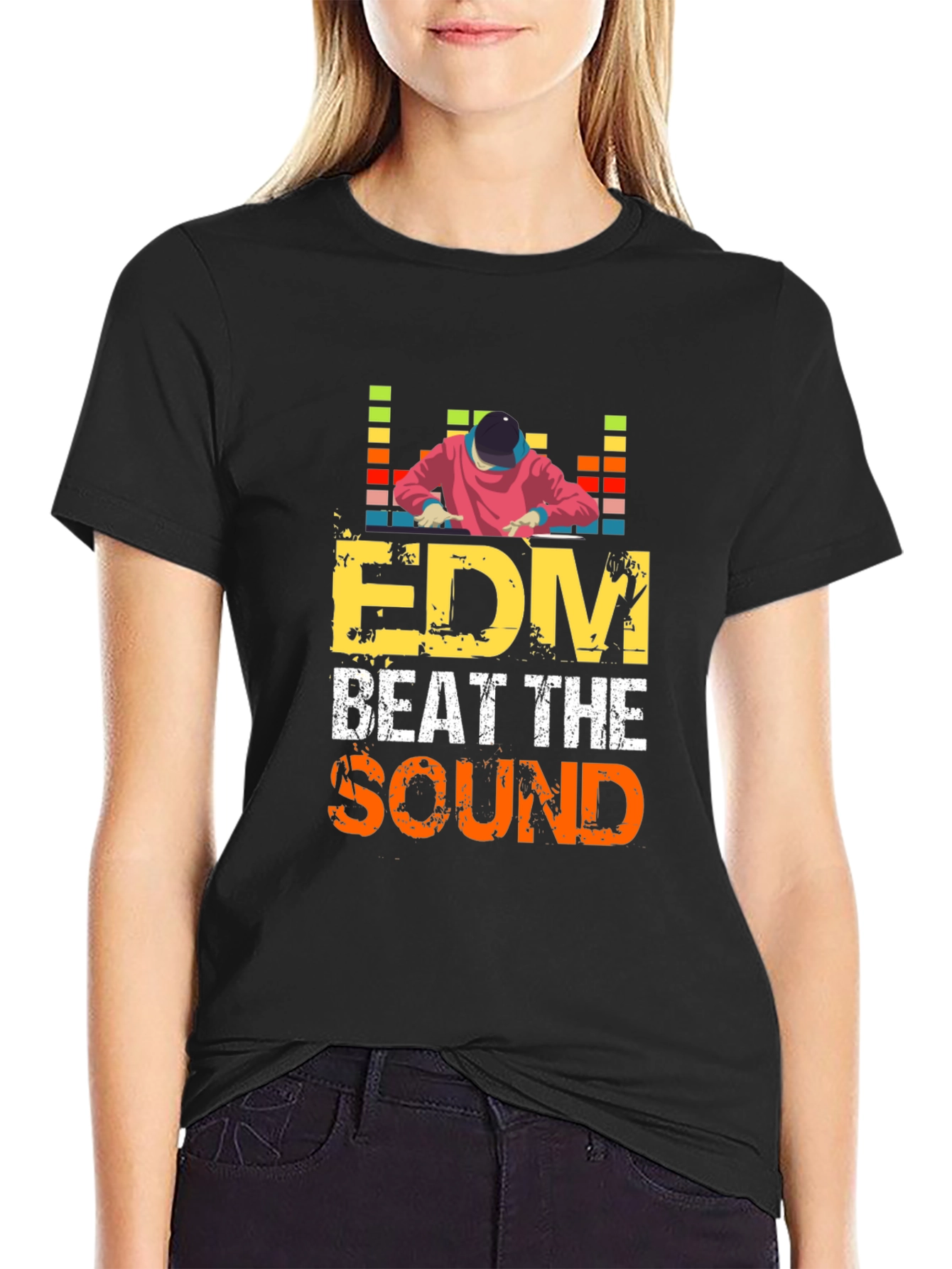 EDM Beat The Sound Graphic T-Shirt