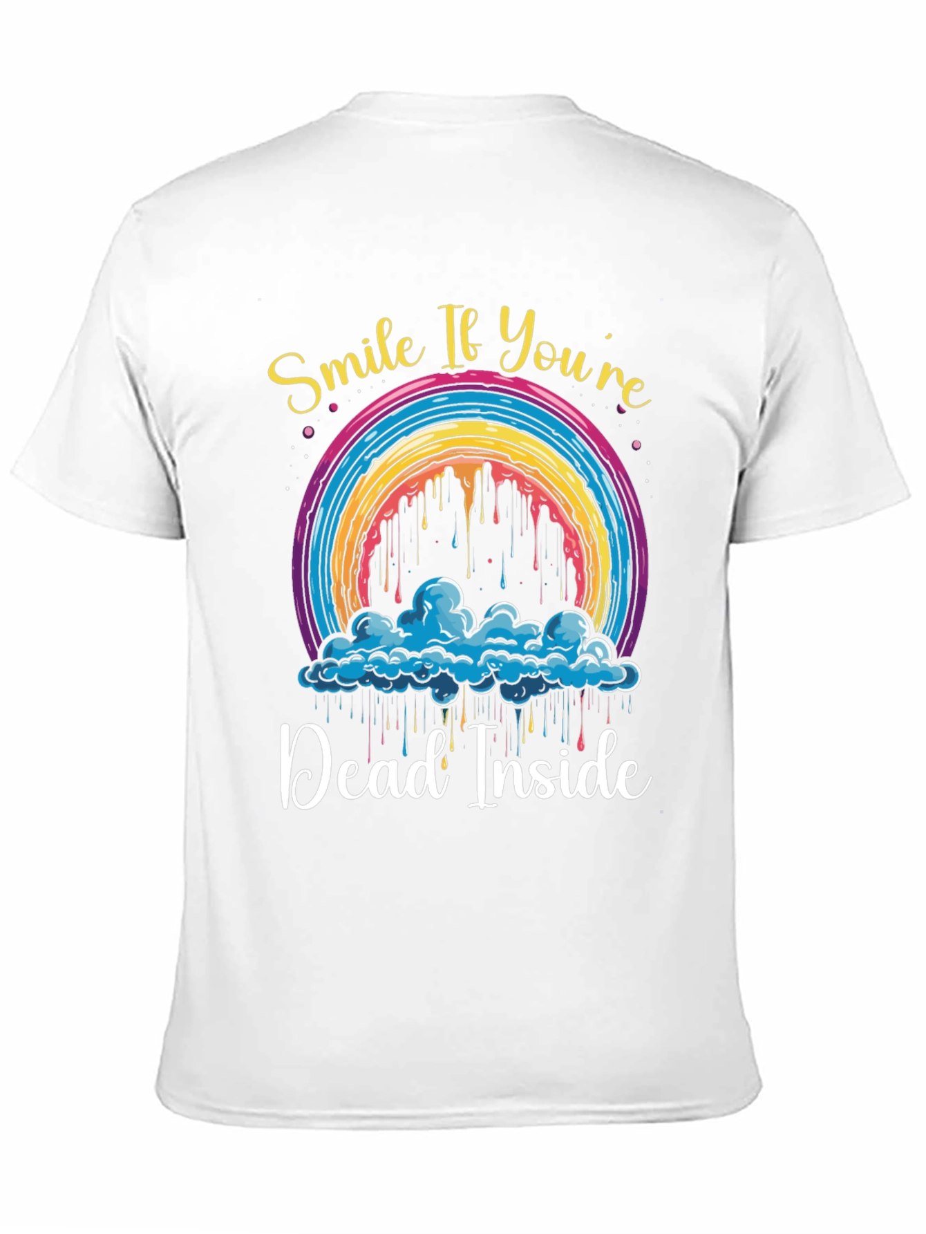 Smile If Youre Dead Inside Graphic T-Shirt