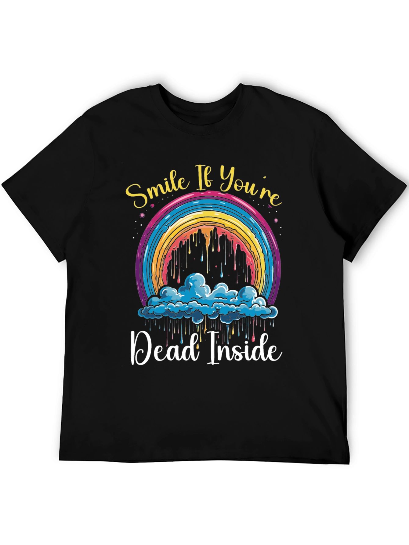 Smile If Youre Dead Inside Graphic T-Shirt
