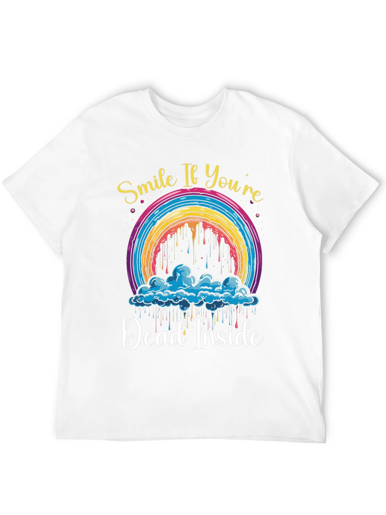 Smile If Youre Dead Inside Graphic T-Shirt