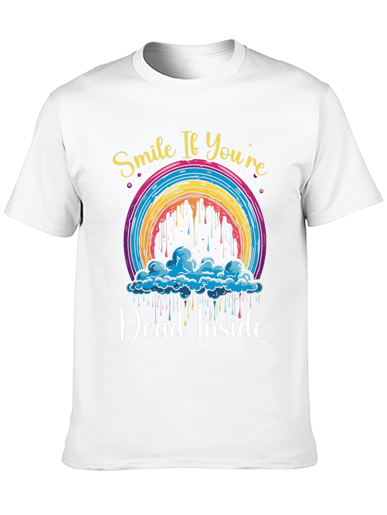 Smile If Youre Dead Inside Graphic T-Shirt