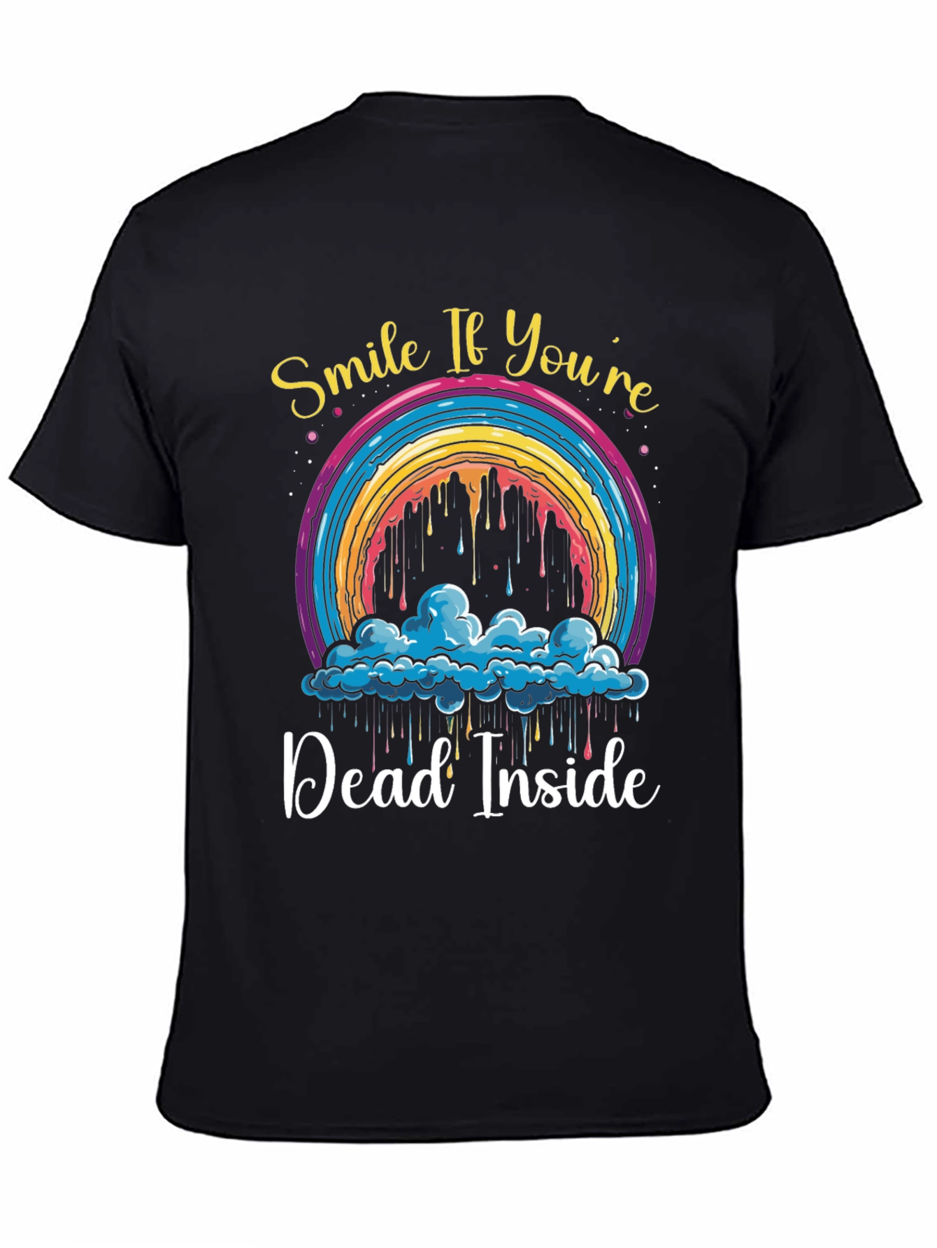 Smile If Youre Dead Inside Graphic T-Shirt