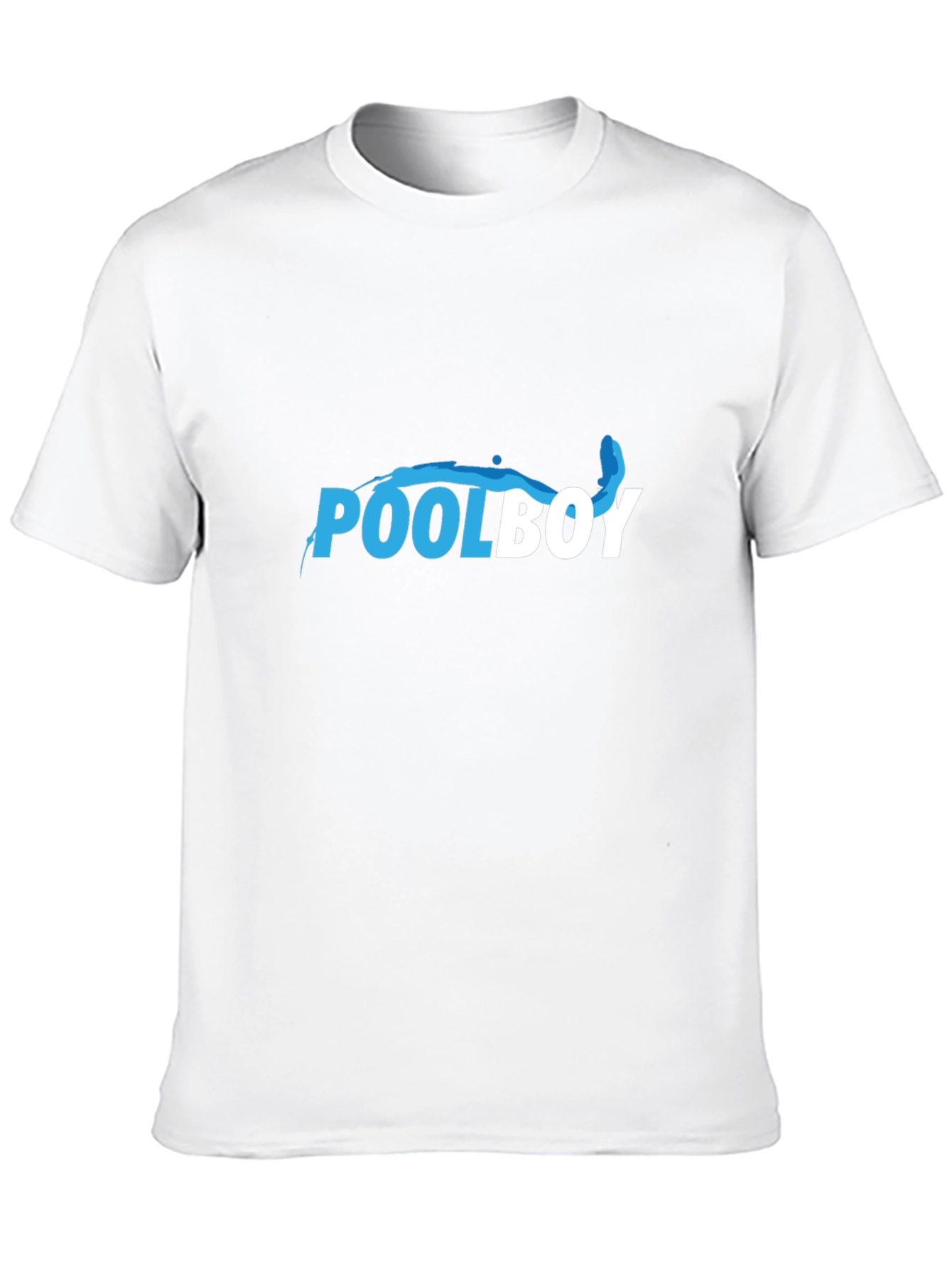 Pool Boy Graphic Tee - Black Casual T-Shirt