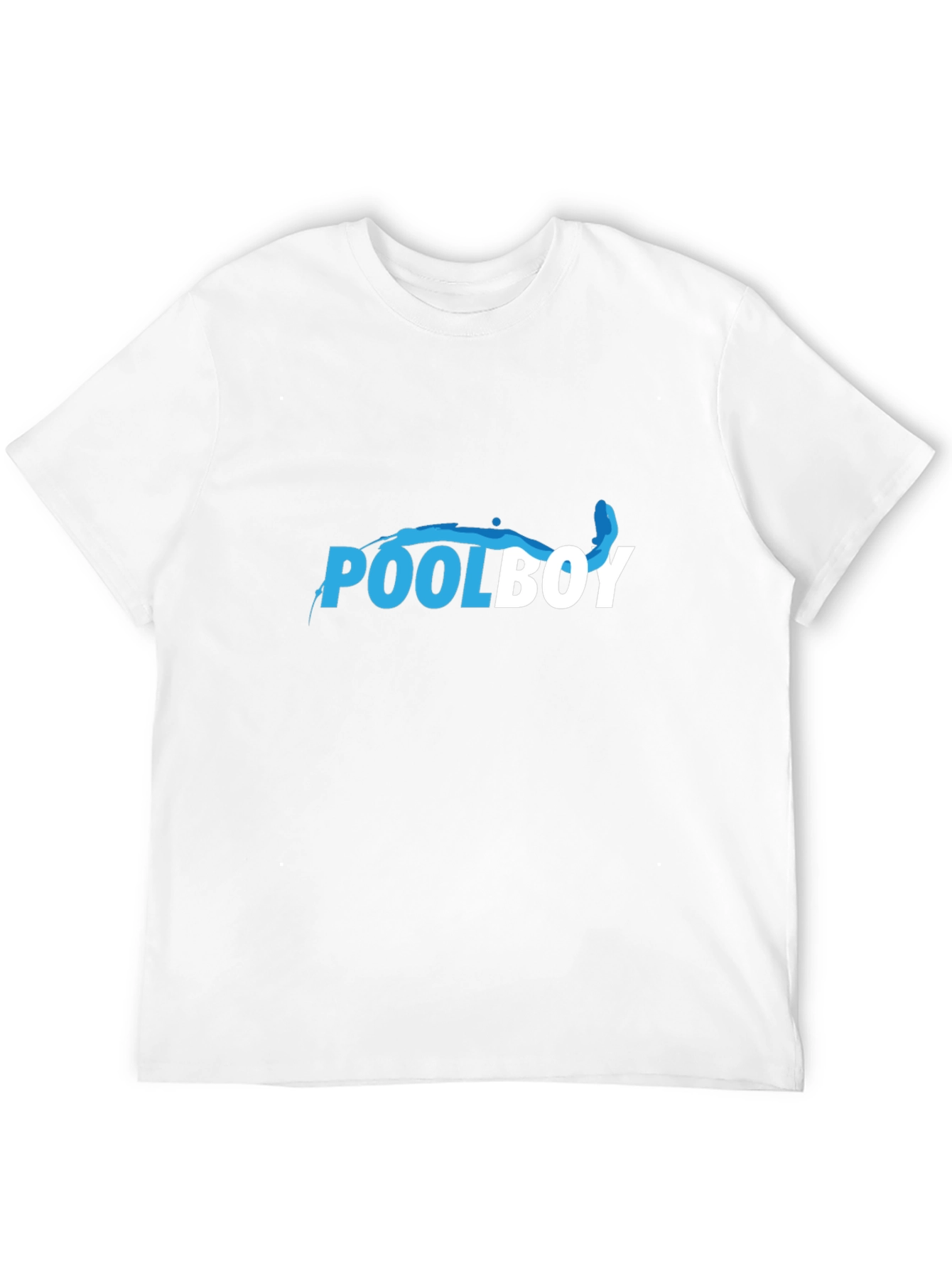 Pool Boy Graphic Tee - Black Casual T-Shirt