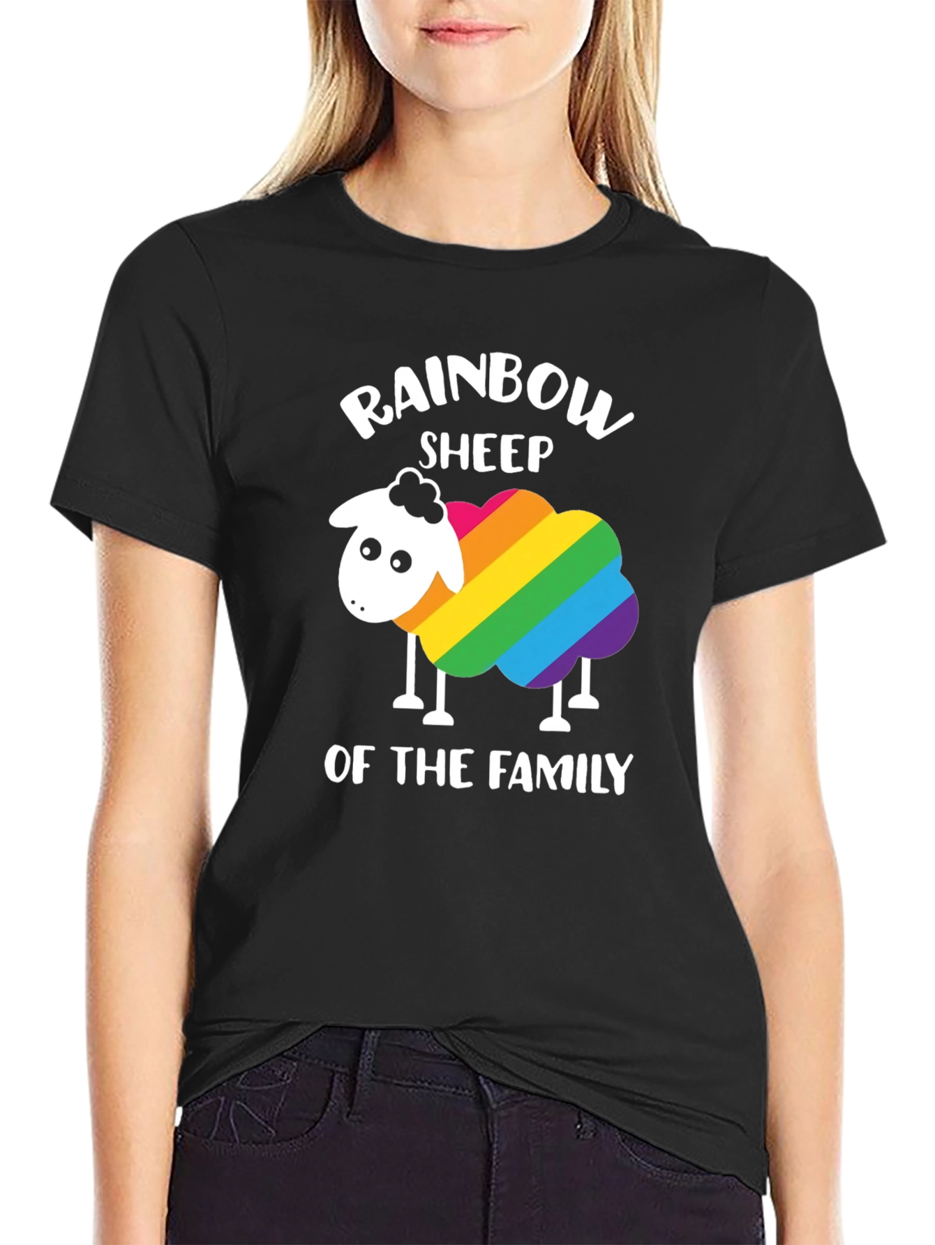 Rainbow Sheep of the Family T-Shirt LGBT Pride