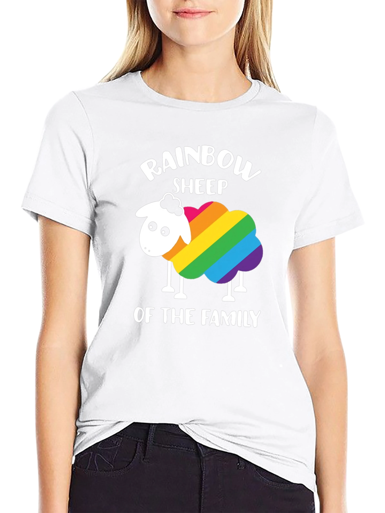 Rainbow Sheep of the Family T-Shirt LGBT Pride