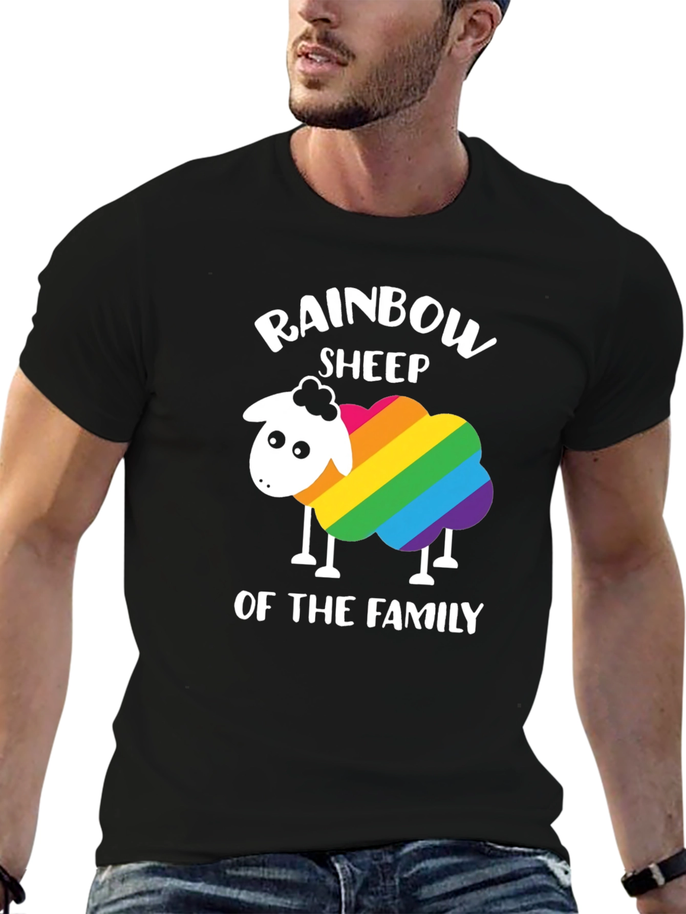 Rainbow Sheep of the Family T-Shirt LGBT Pride