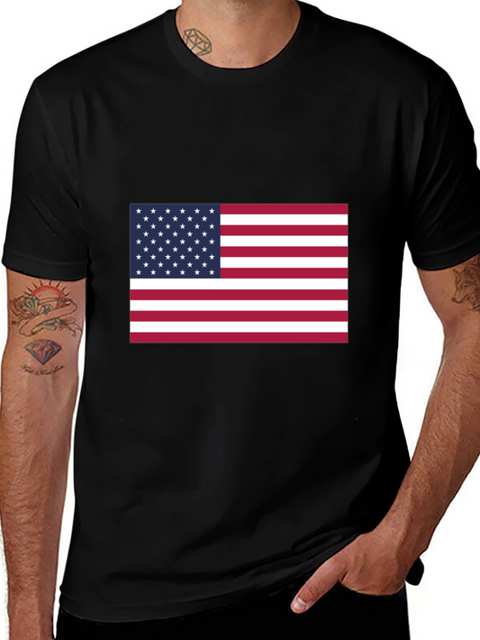 American Flag Graphic Tee