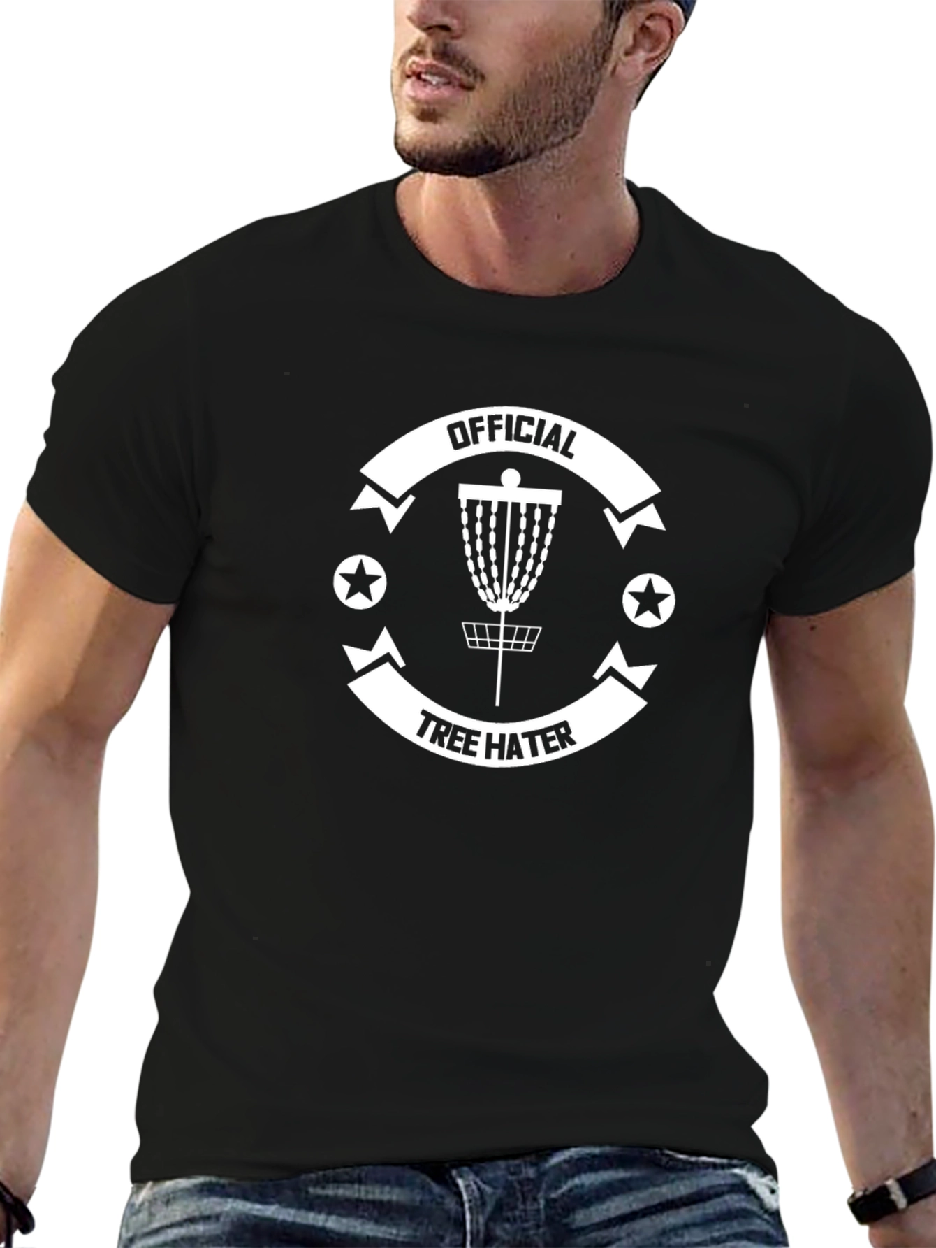 Official Tree Hater Disc Golf T-Shirt - Black