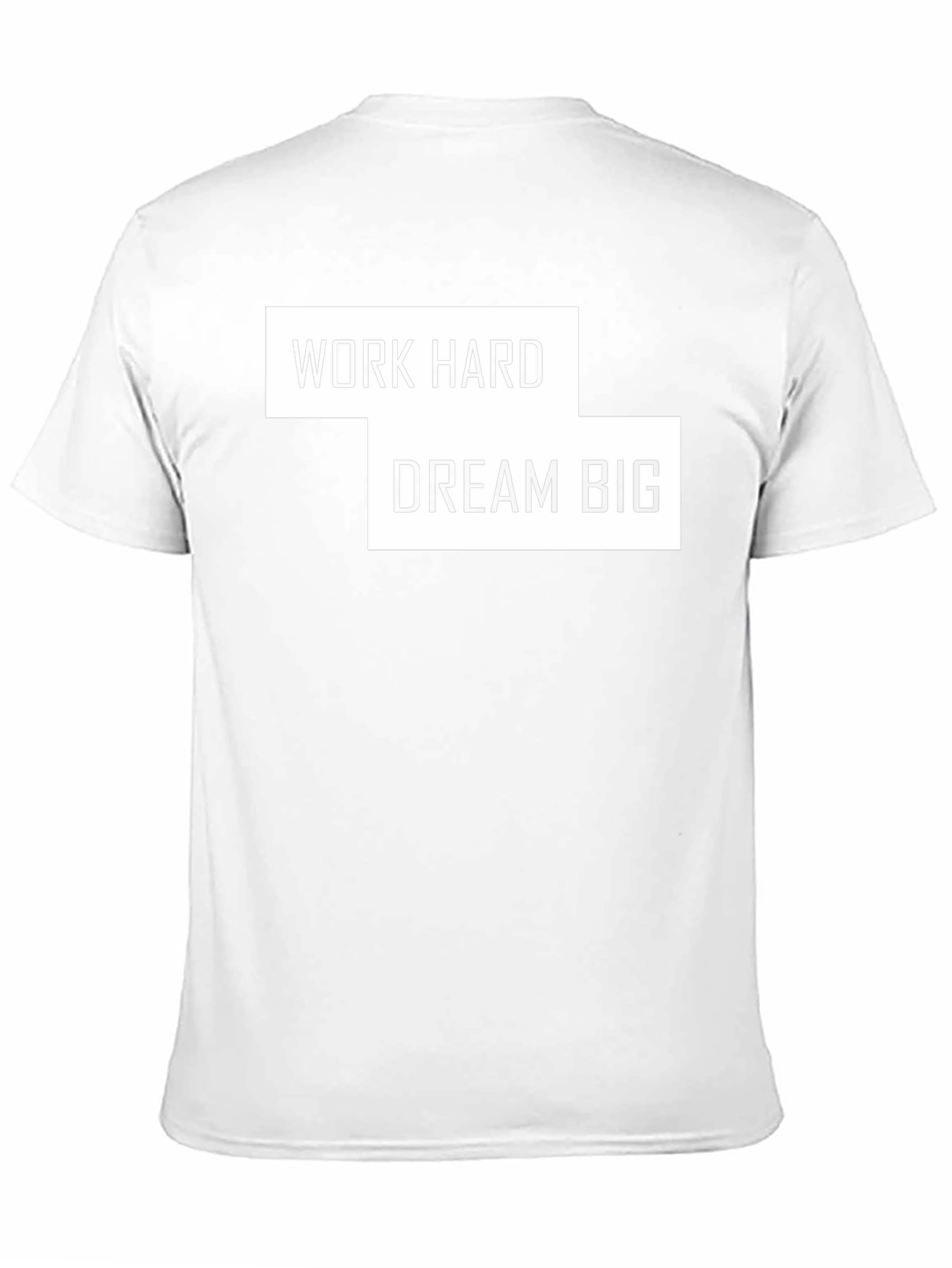 Work Hard Dream Big Black Tee