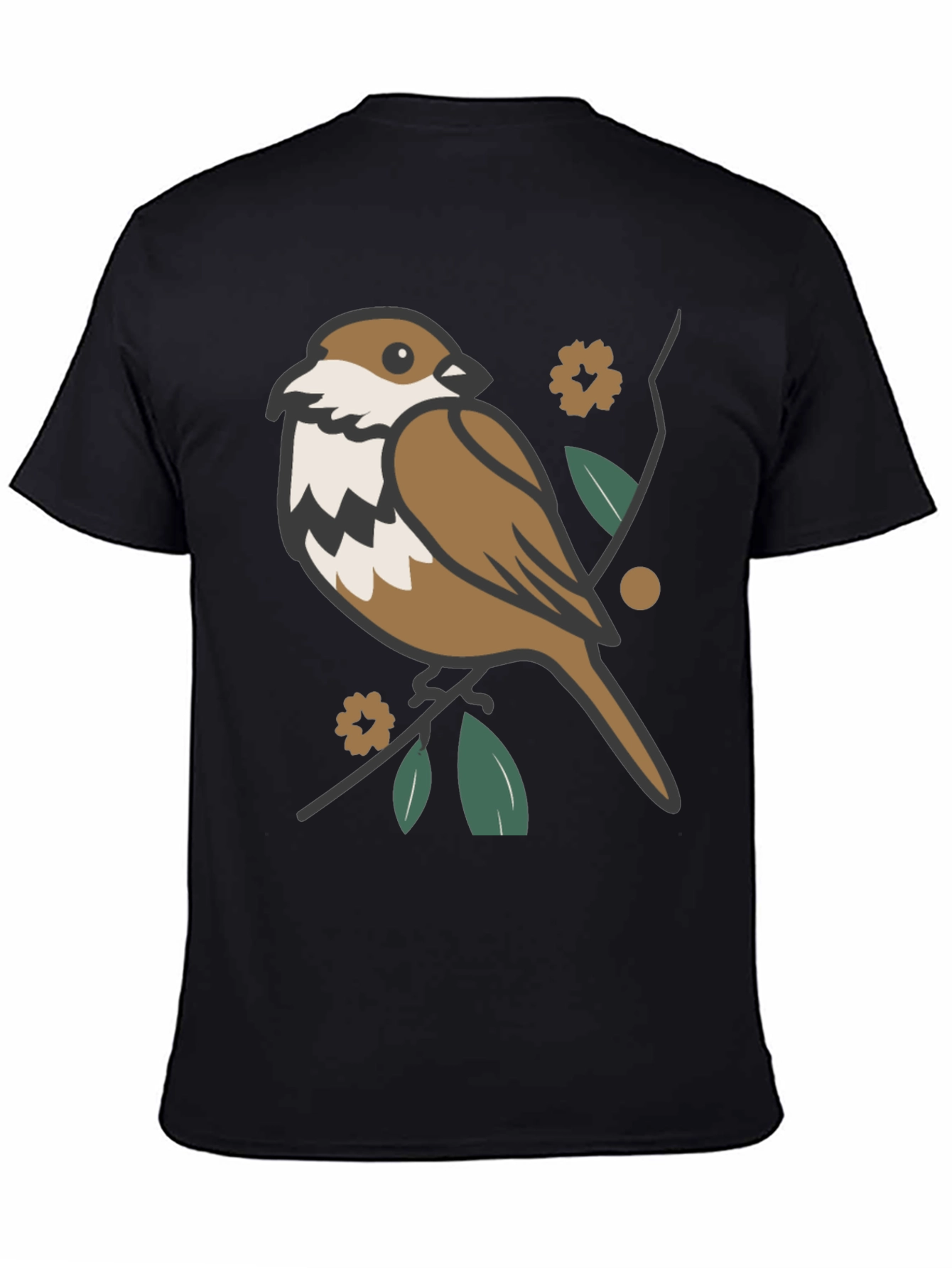Bird & Branch Graphic T-Shirt - Casual Style