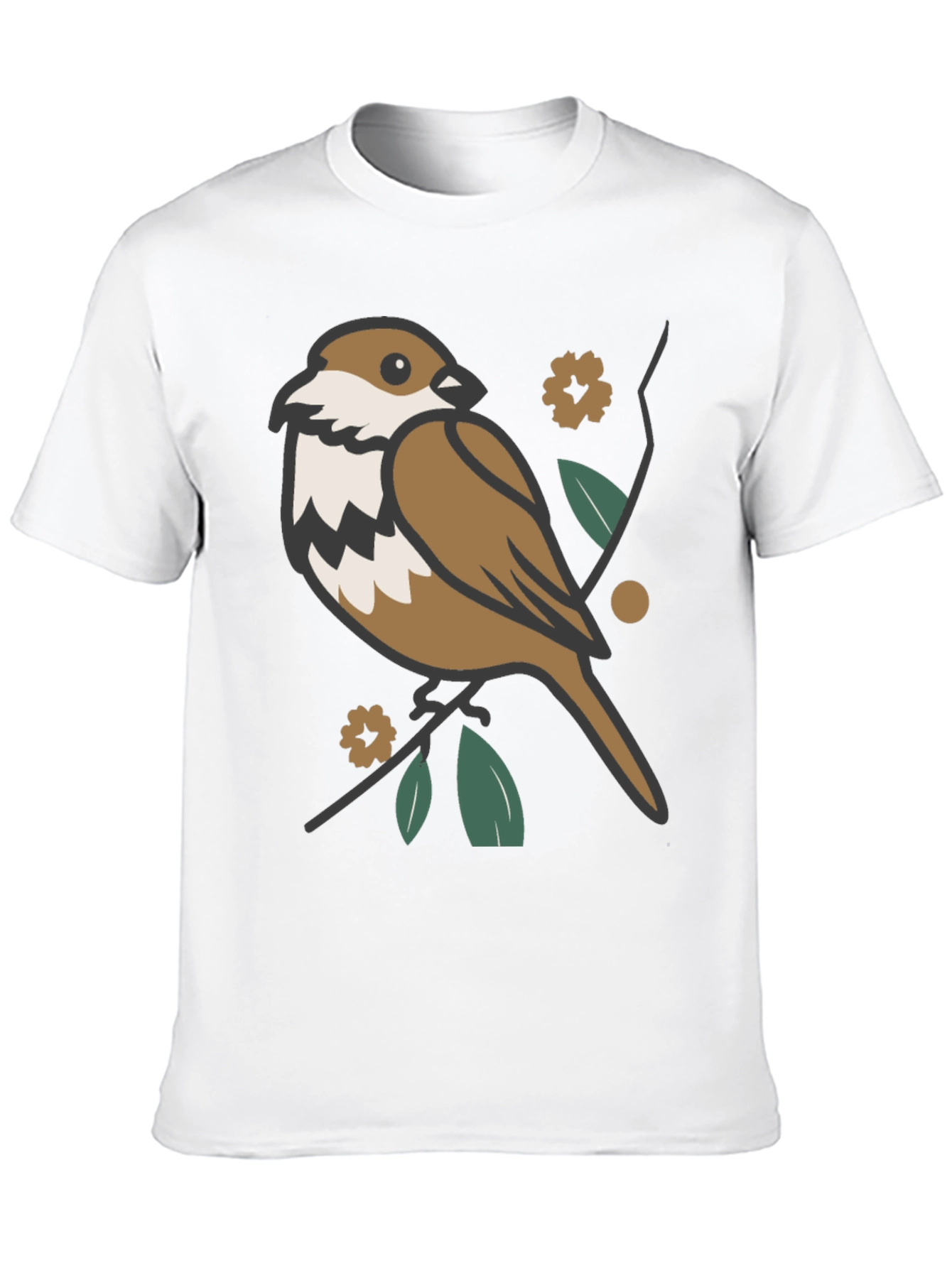 Bird & Branch Graphic T-Shirt - Casual Style