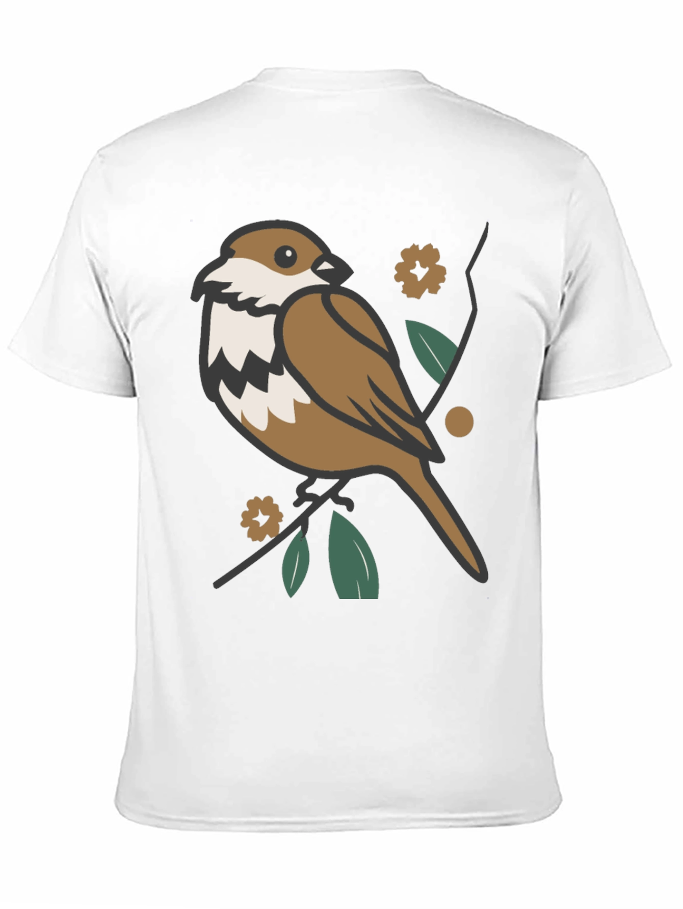 Bird & Branch Graphic T-Shirt - Casual Style