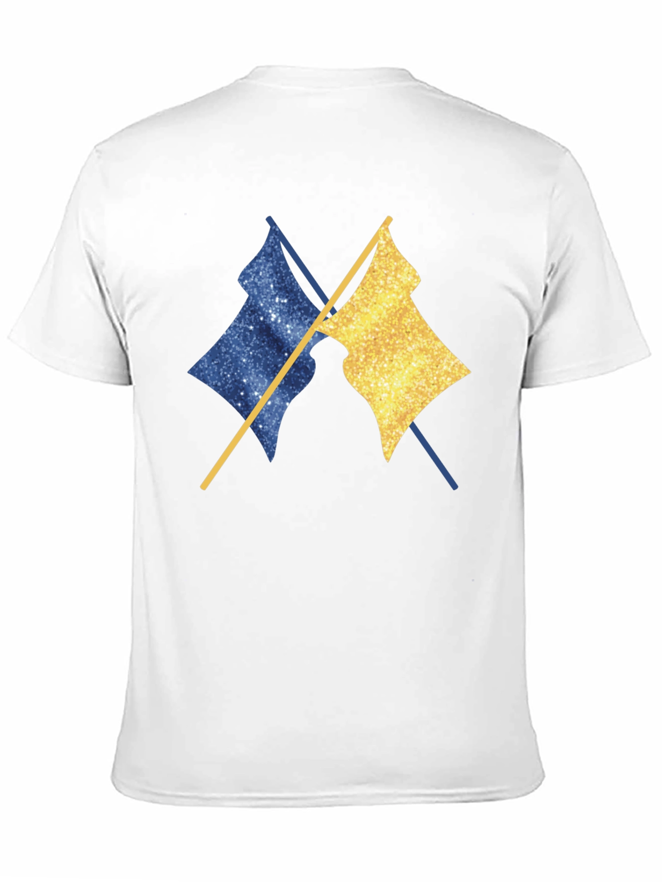 Dual Flag Graphic Tee - Trendy Casual Wear