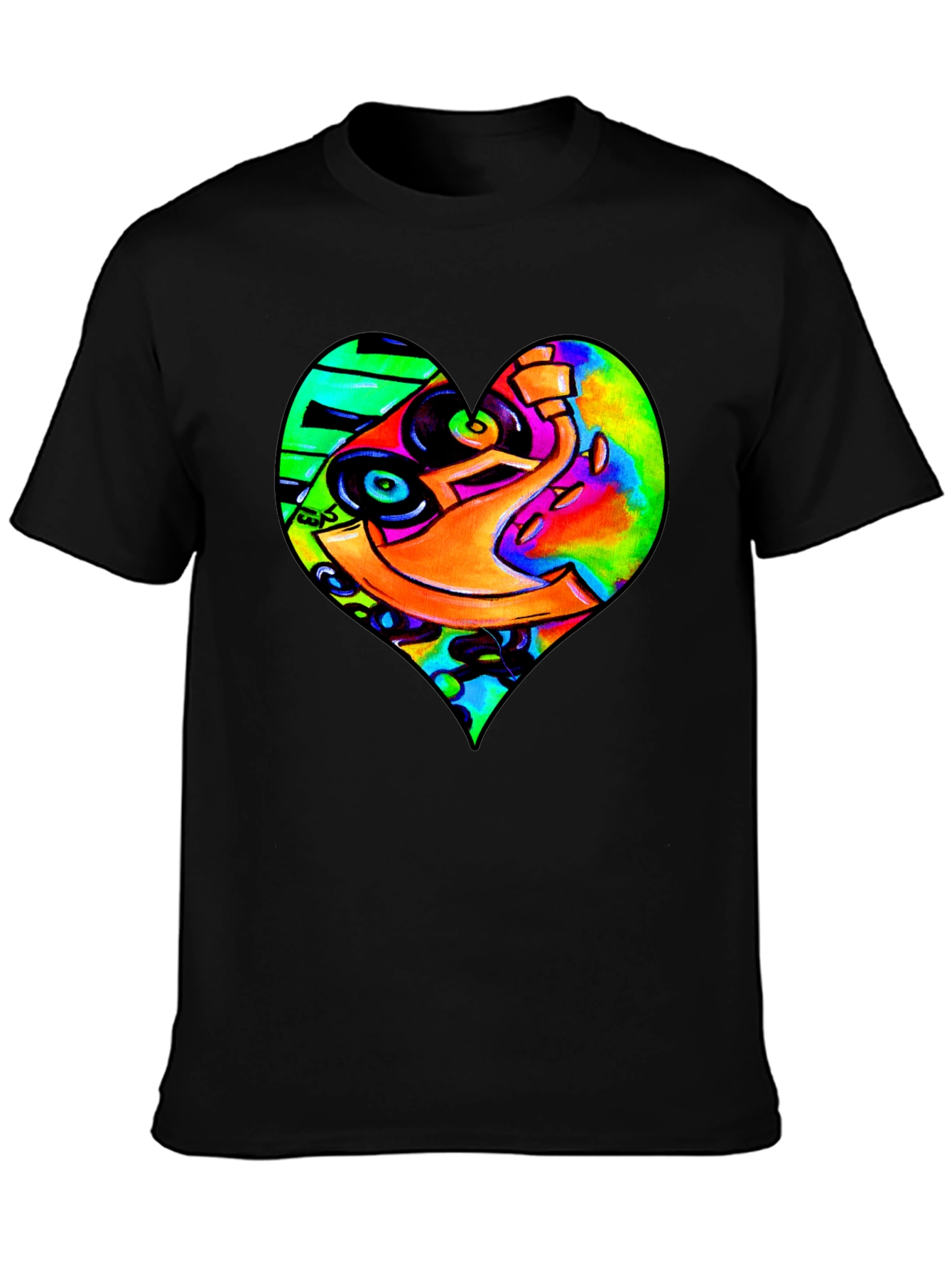 DJ Heart Graphic Tee - Unique Music Lovers T-Shirt
