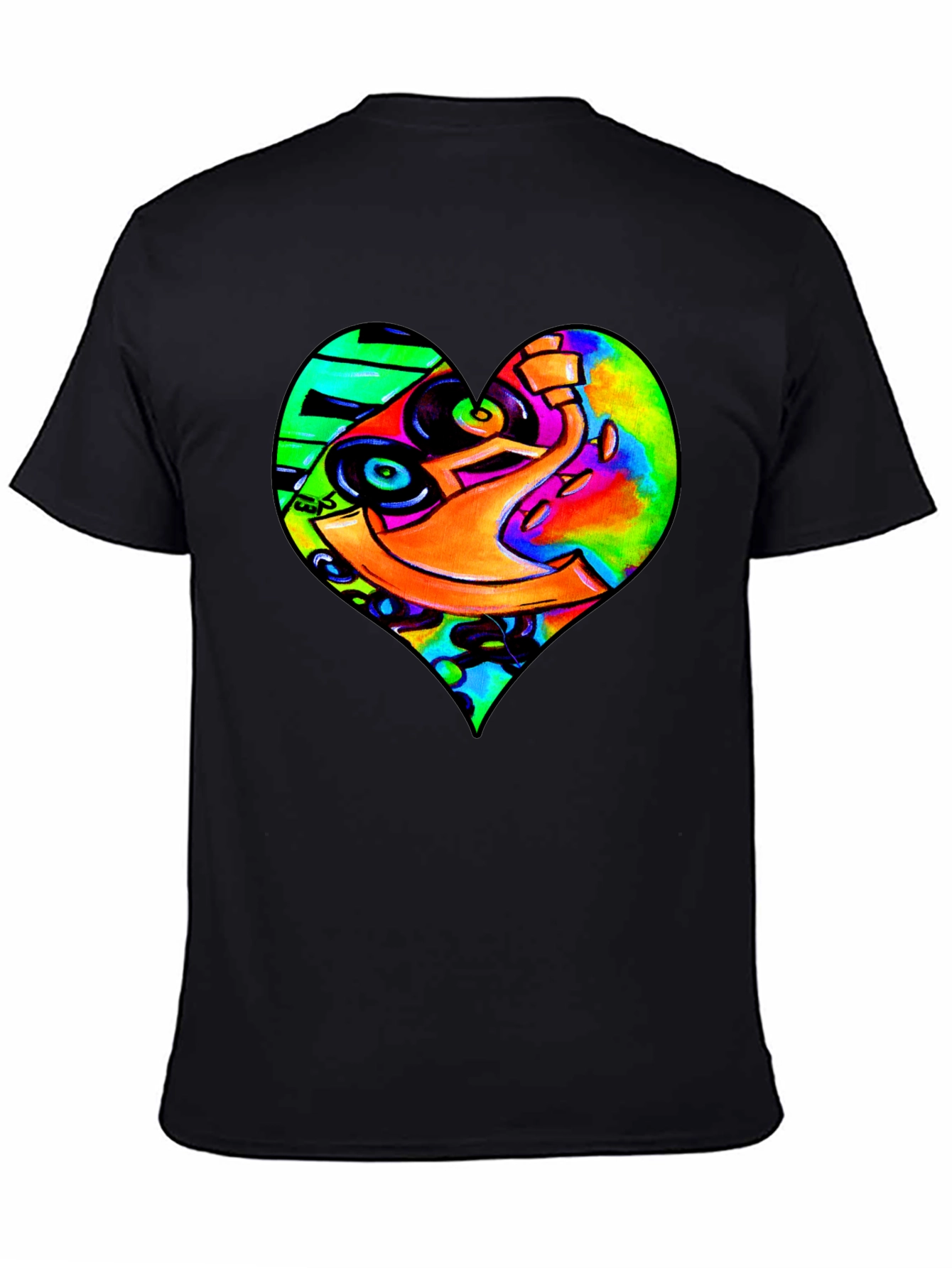 DJ Heart Graphic Tee - Unique Music Lovers T-Shirt