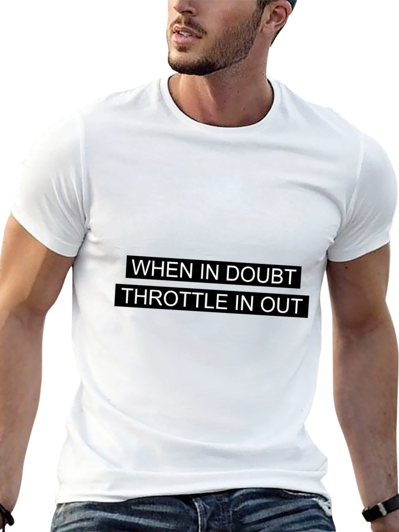 Throttle In Out Graphic T-Shirt