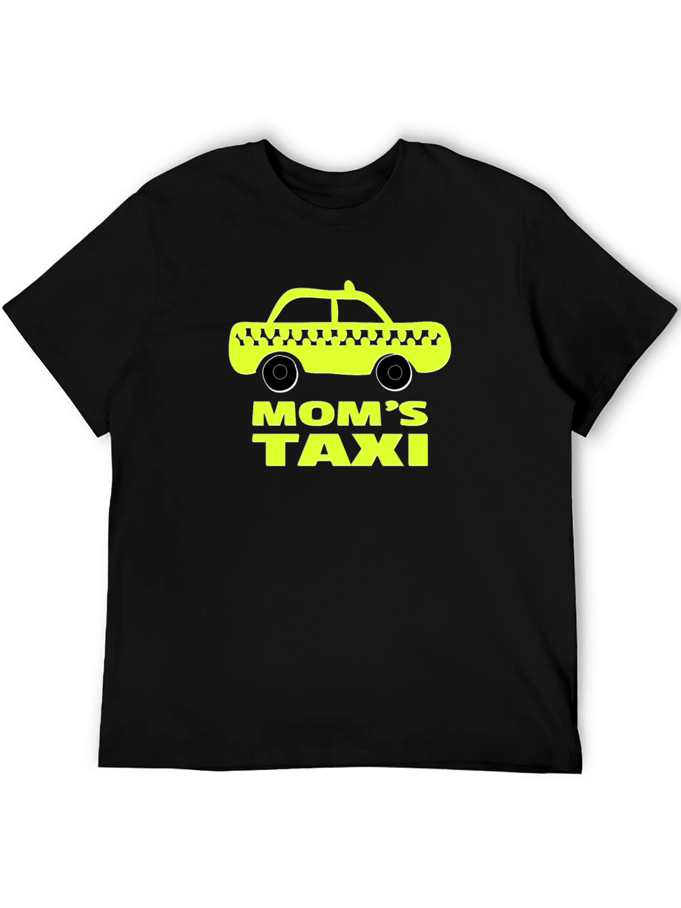 Moms Taxi Graphic T-Shirt - Black
