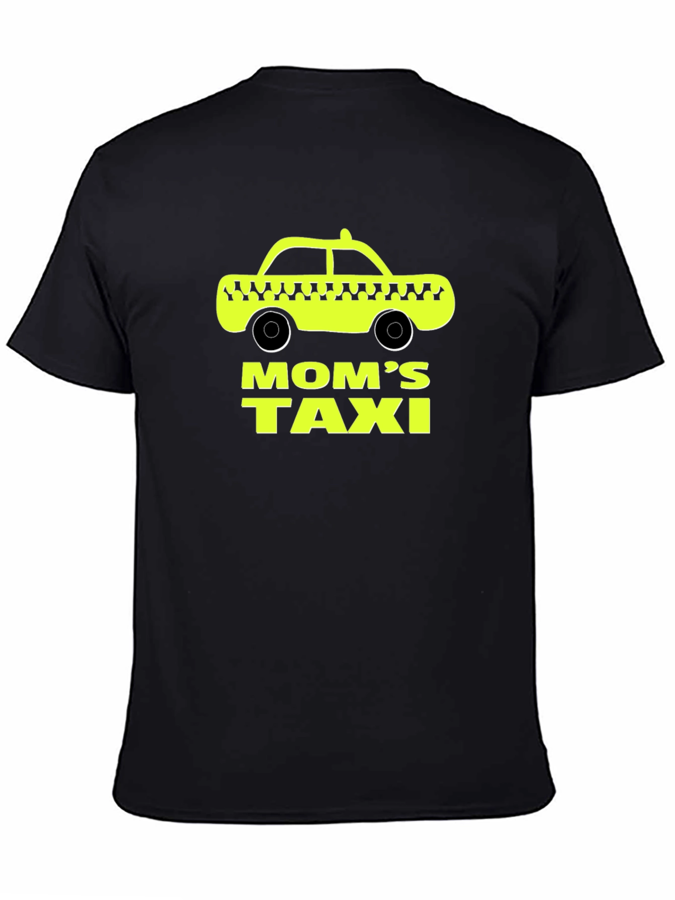 Moms Taxi Graphic T-Shirt - Black