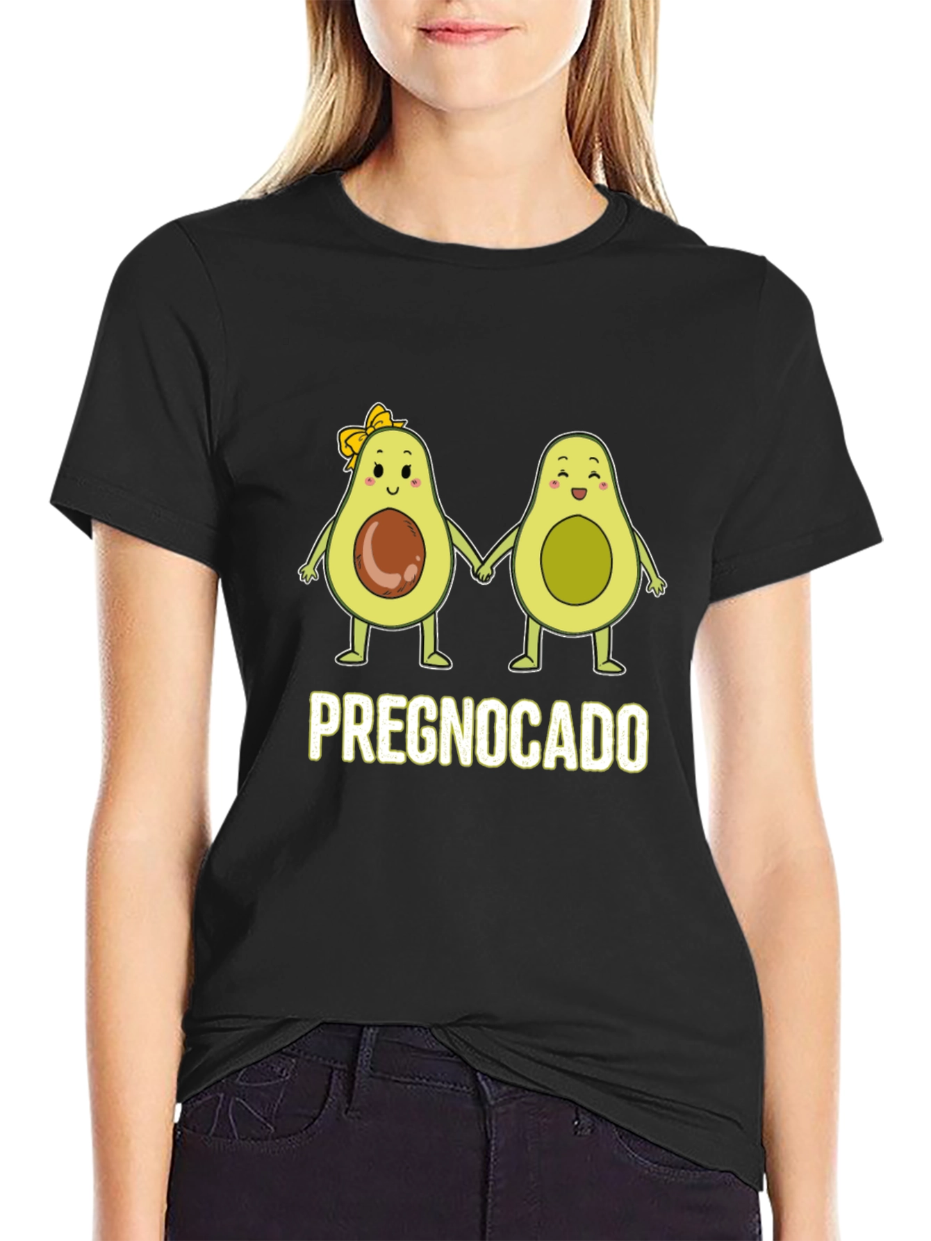 Pregnocado Avocado Couple Graphic Tee - Unisex