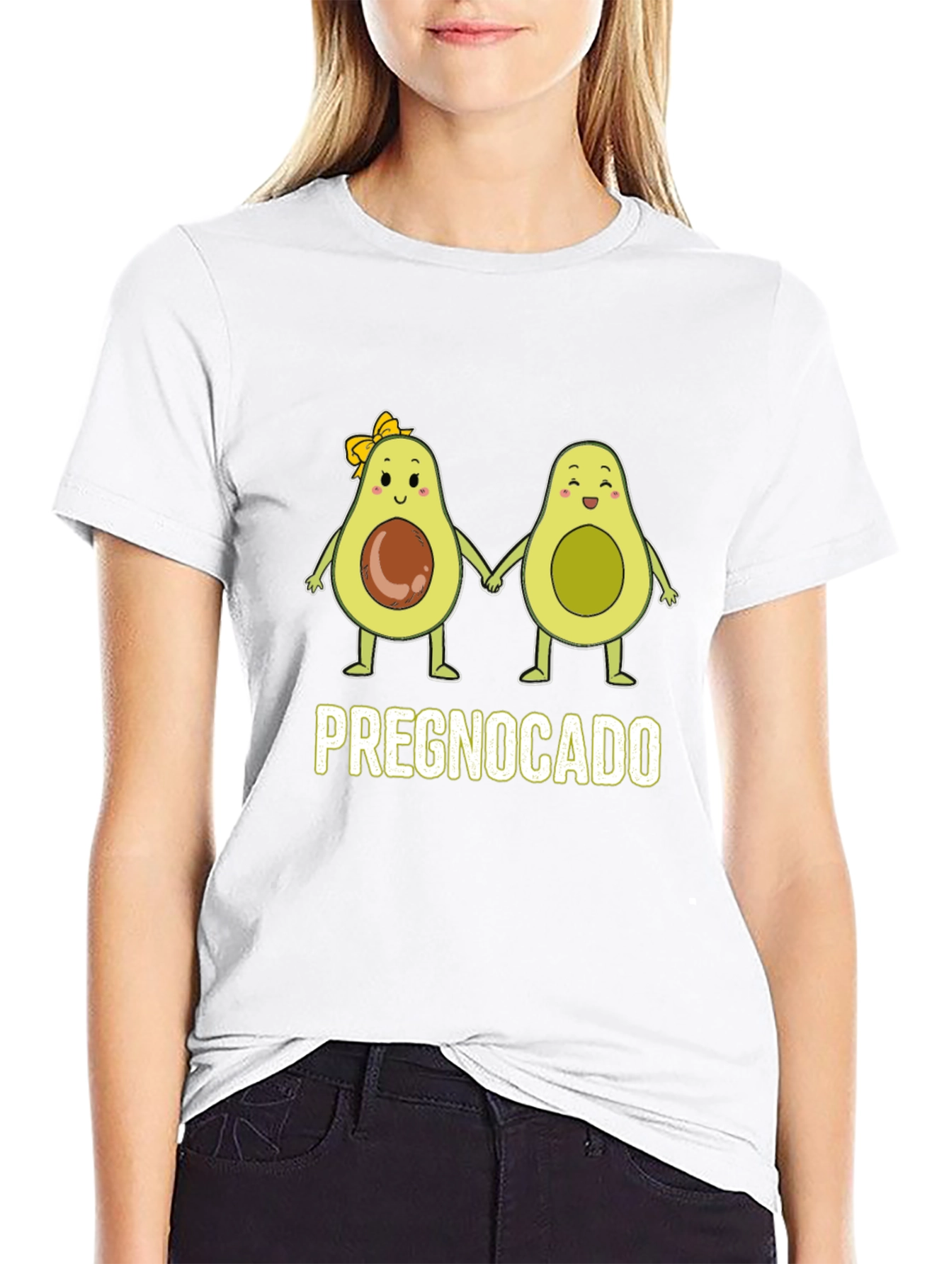 Pregnocado Avocado Couple Graphic Tee - Unisex