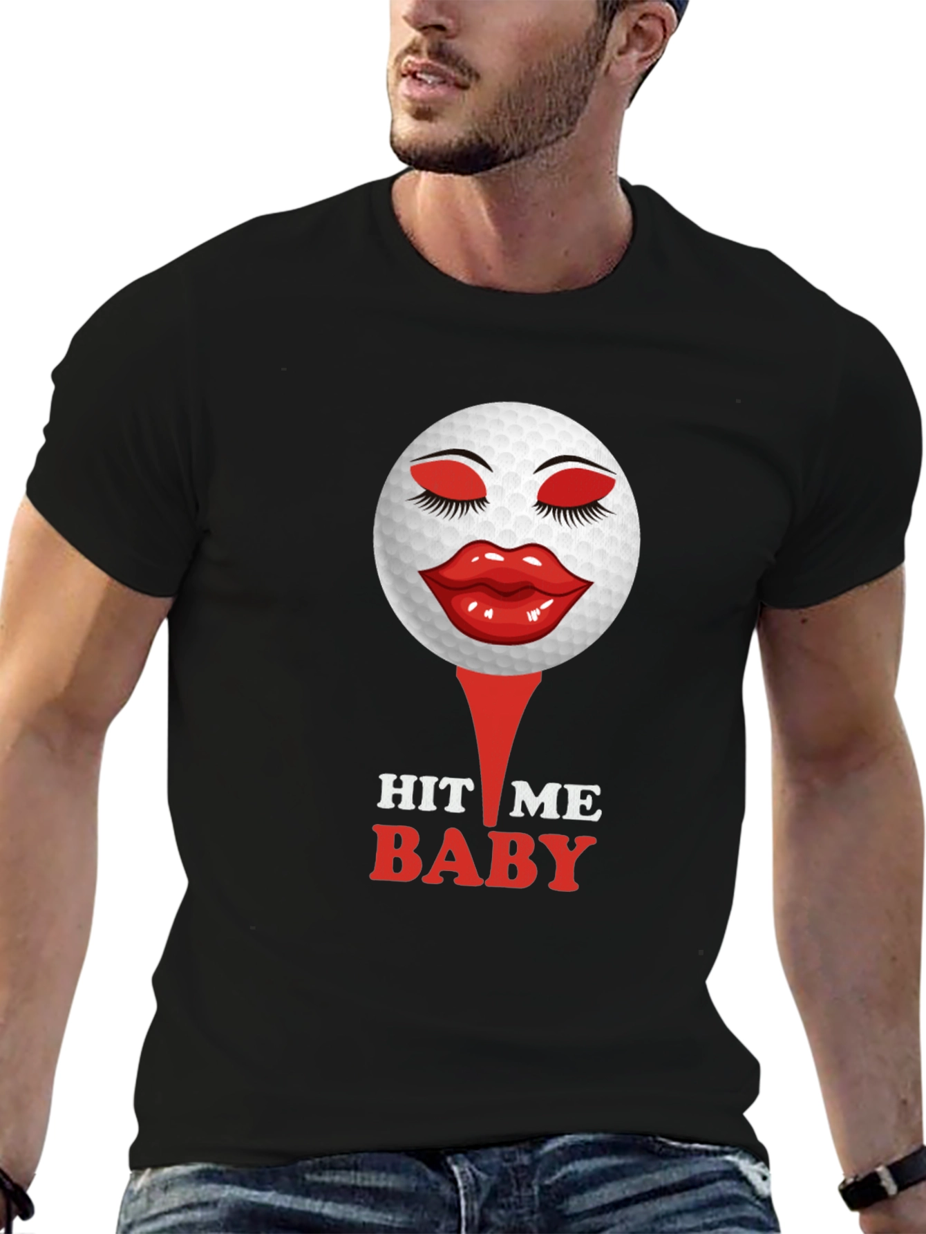 Hit Me Baby Golf Ball Tee