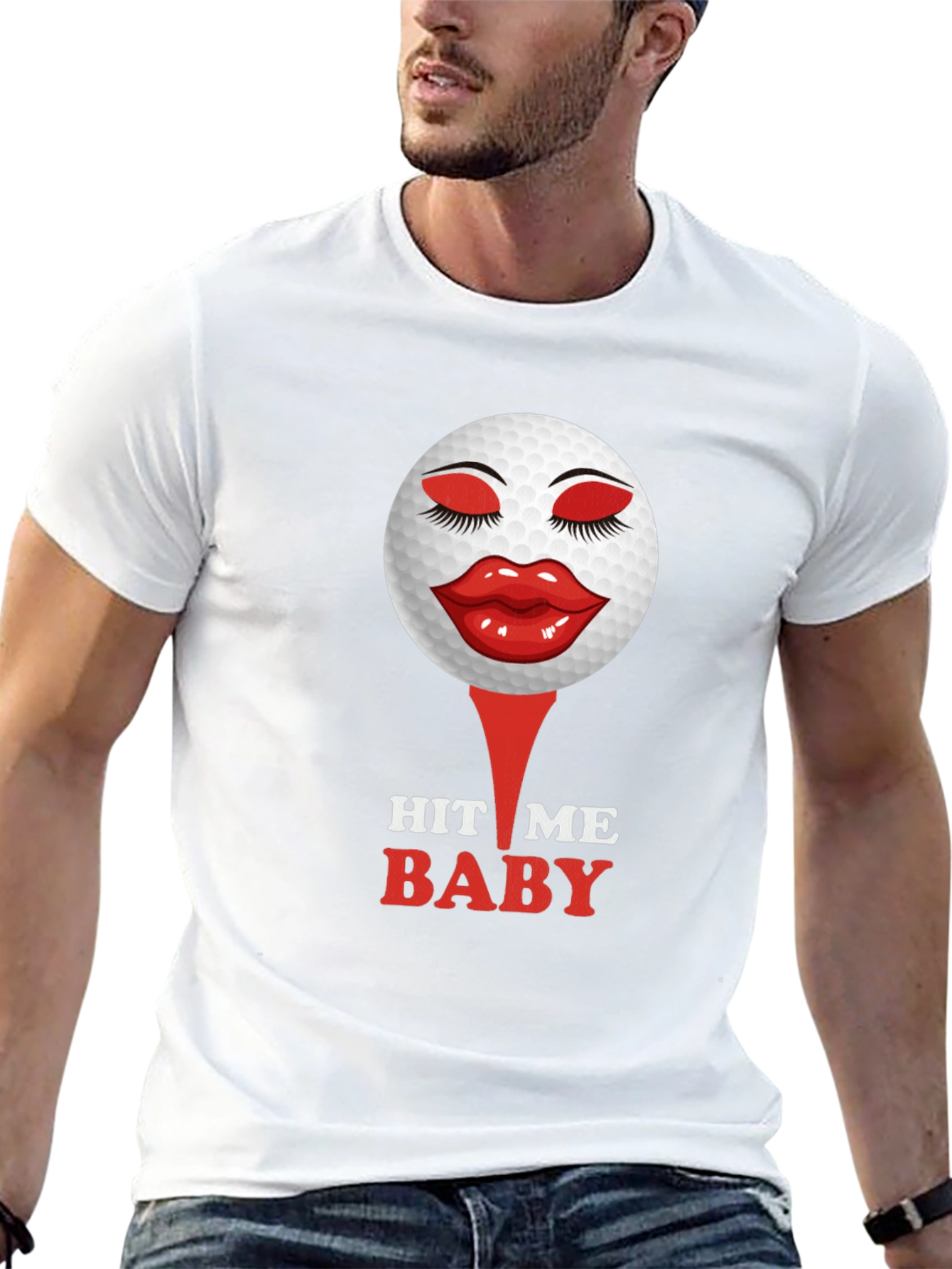 Hit Me Baby Golf Ball Tee