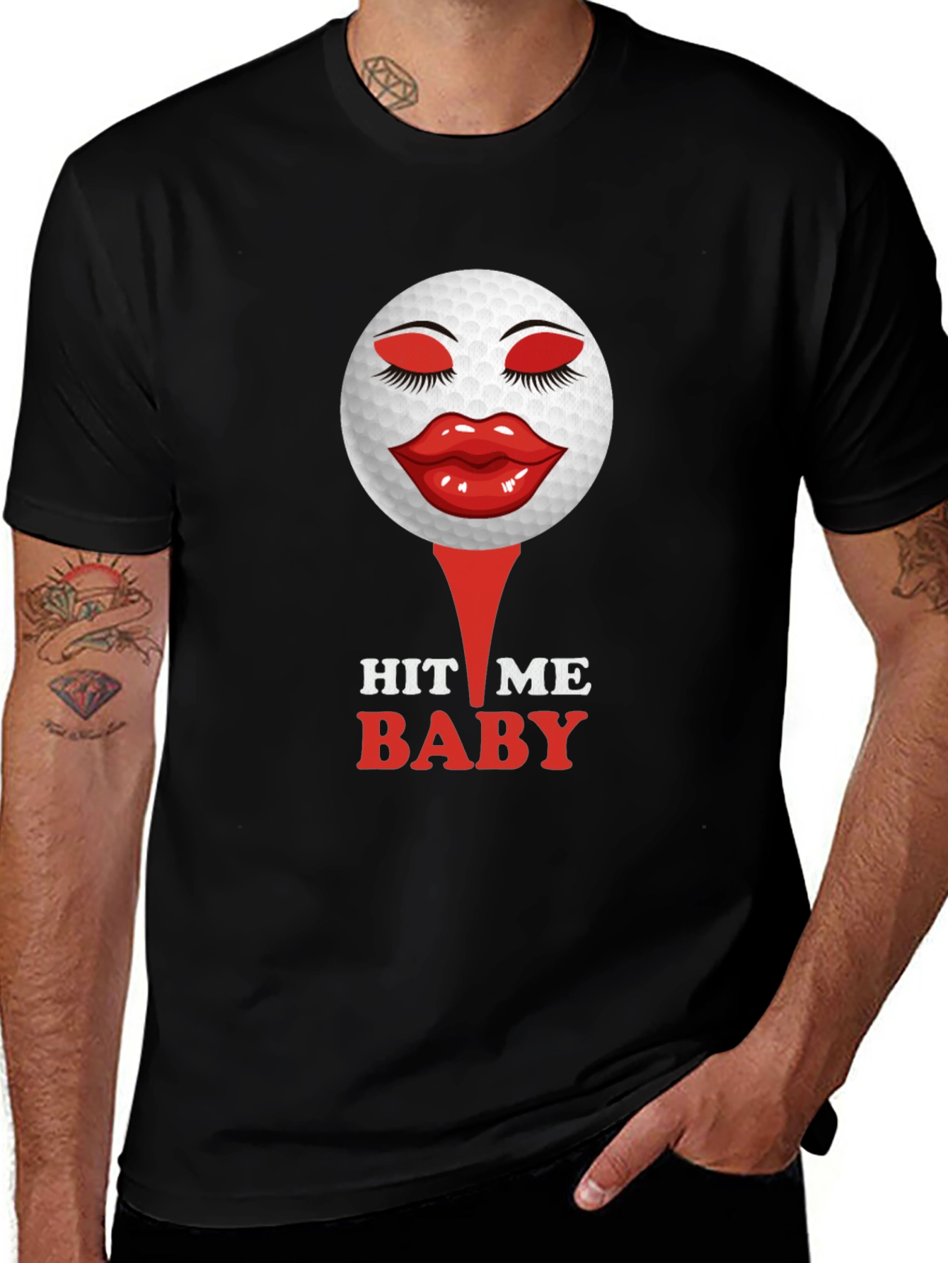 Hit Me Baby Golf Ball Tee
